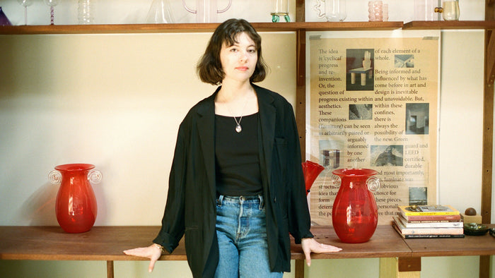 Sophie Lou Jacobsen in her Studio in New York