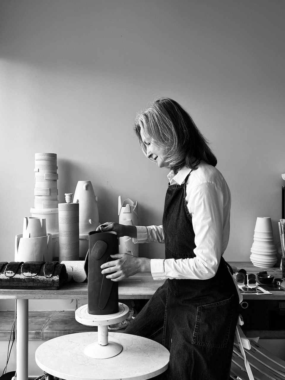 Katia Langeard: Handmade Ceramic Table Lamps | The Oblist