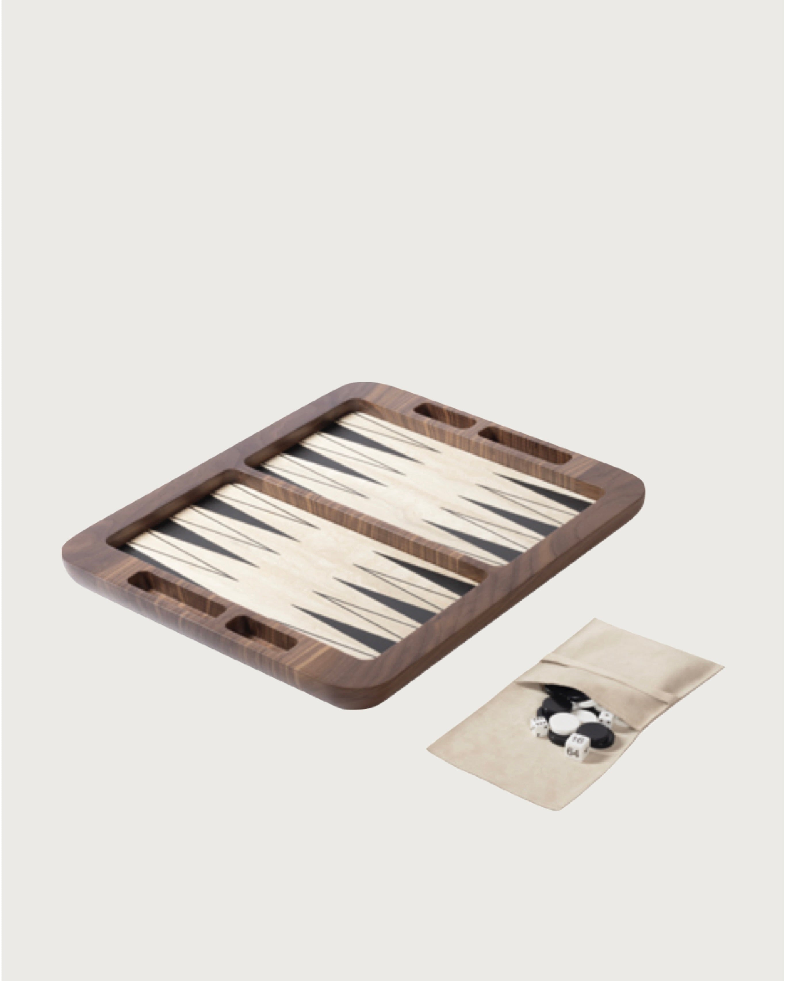 Backgammon en bois MOCAMBO