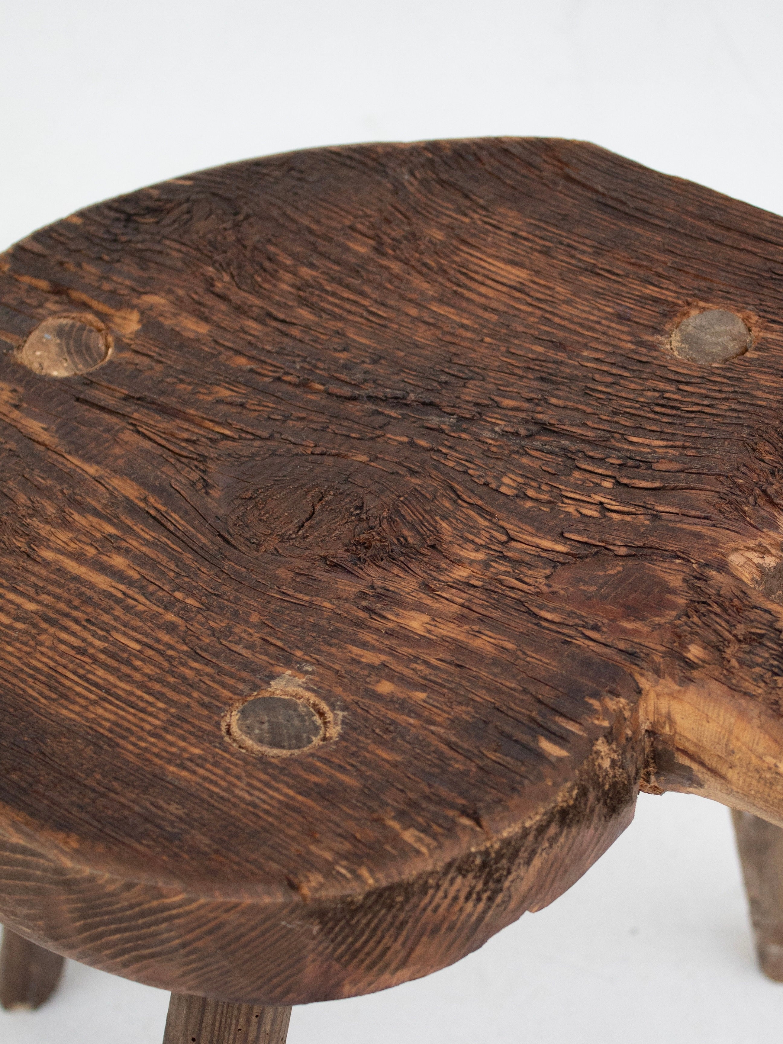 Rustic Antique Wooden Stools