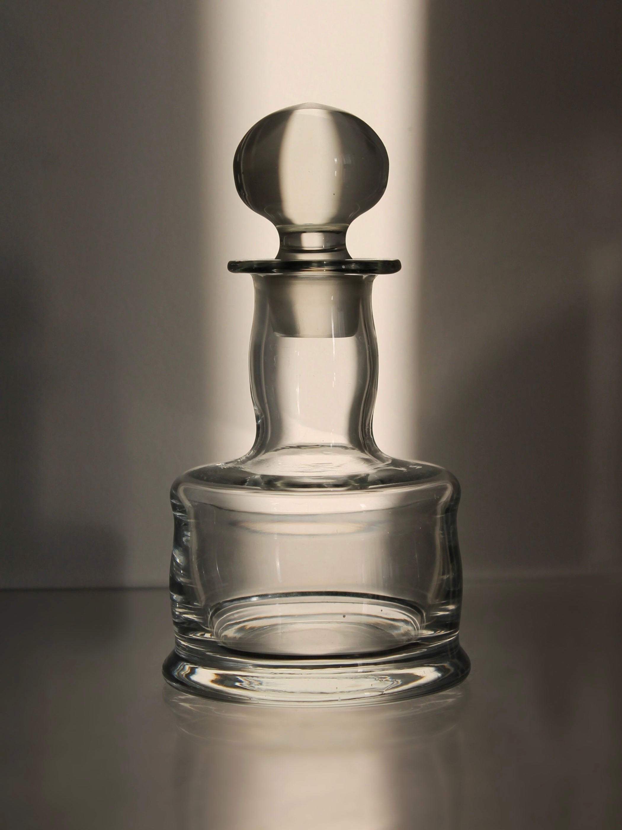 Clear Glass Mini Decanter