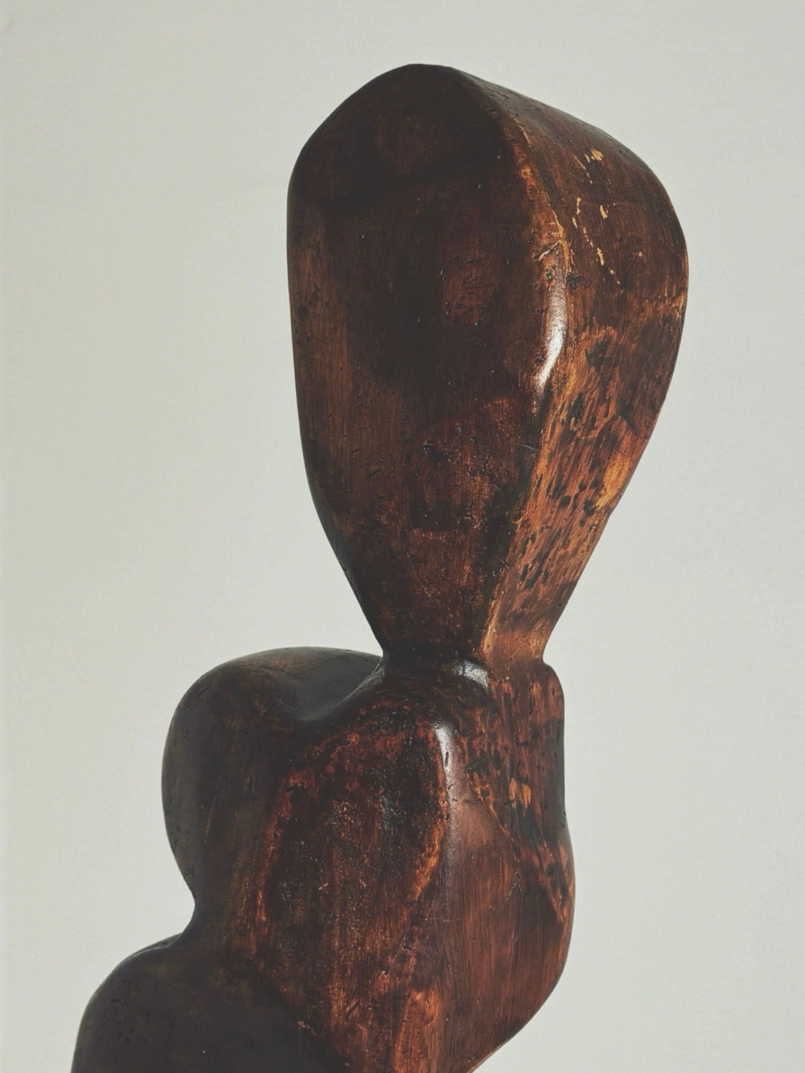 Large Anthropomorphic Wood Sculpture