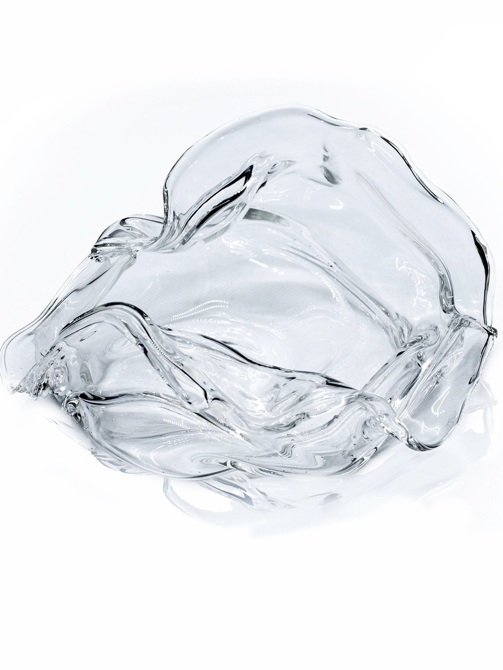 Transparent Melted Ashtray