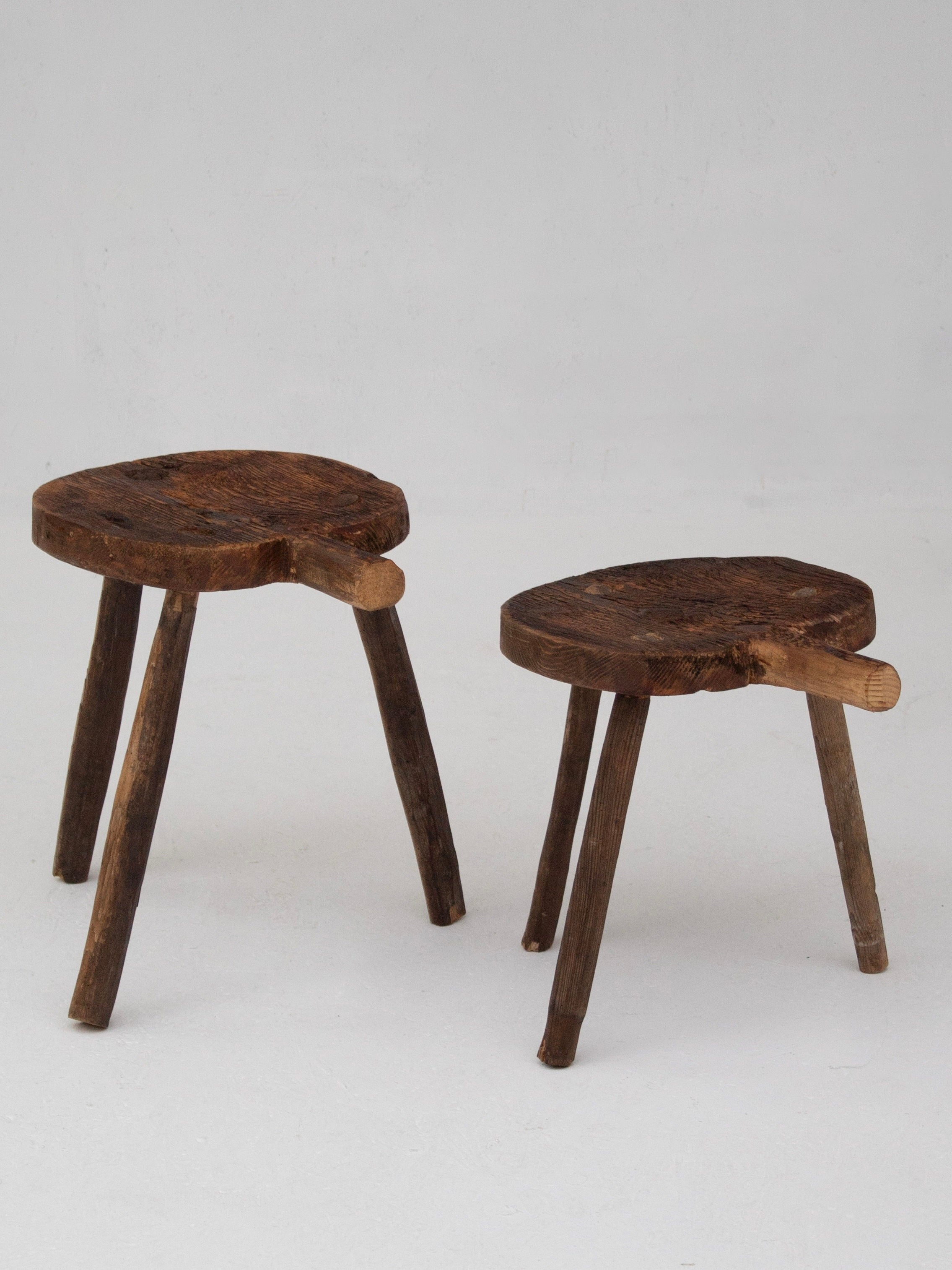 Rustic Antique Wooden Stools