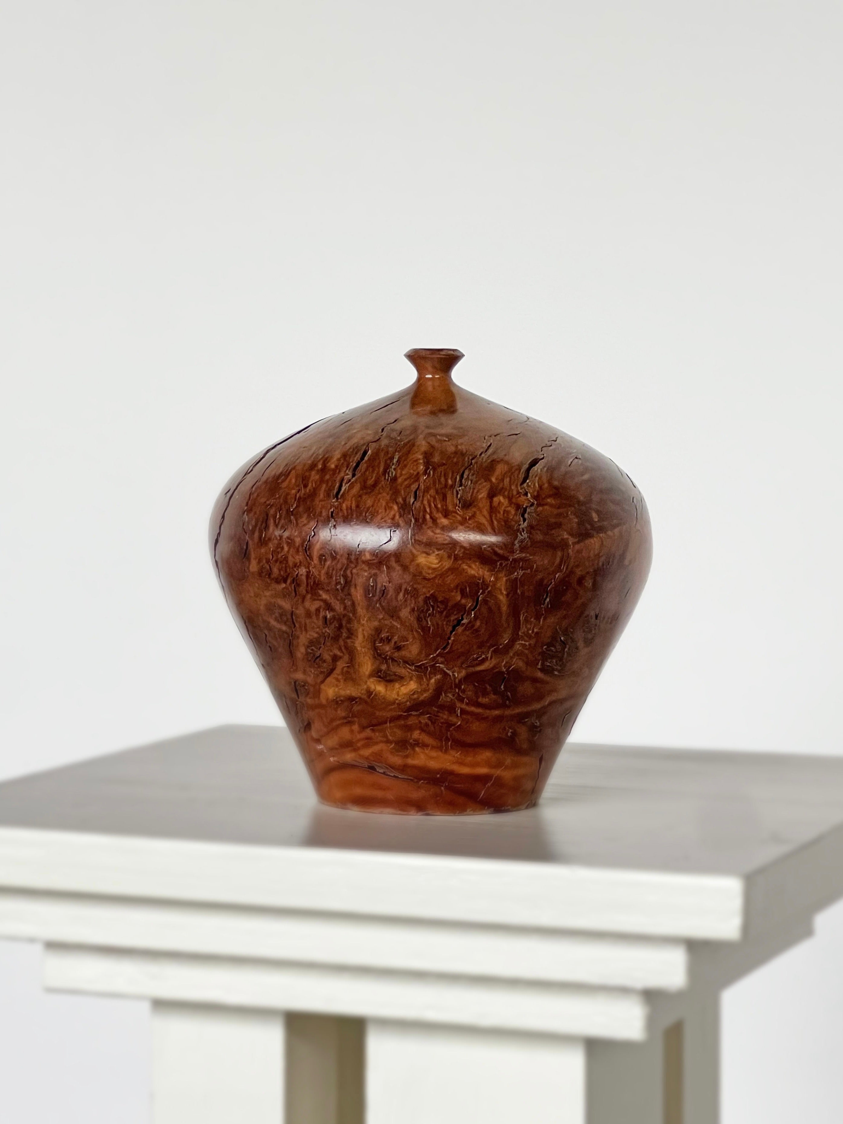 Australian Burl Wood Turned Vessel