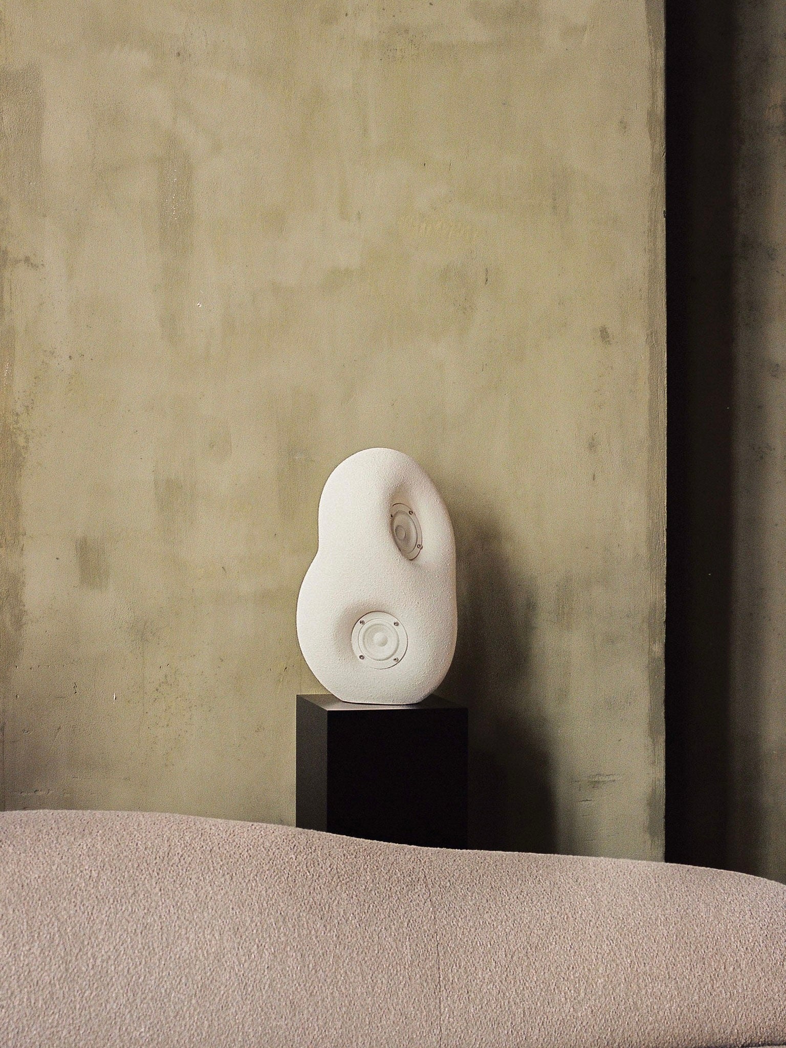 Sculpture Acoustique Blanche - Bluetooth