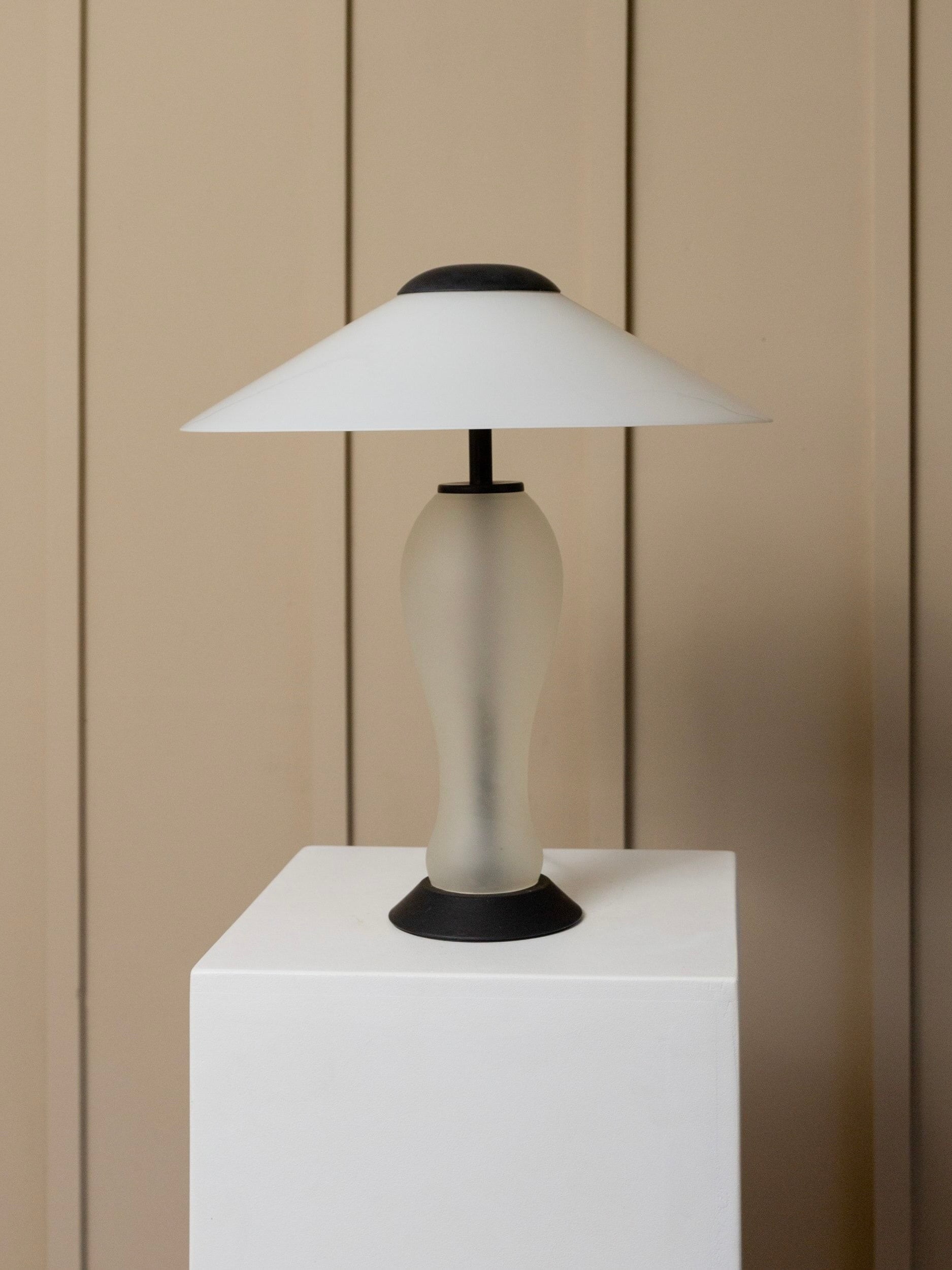 Vintage Murano Glass Lamp 80s Memphis Style