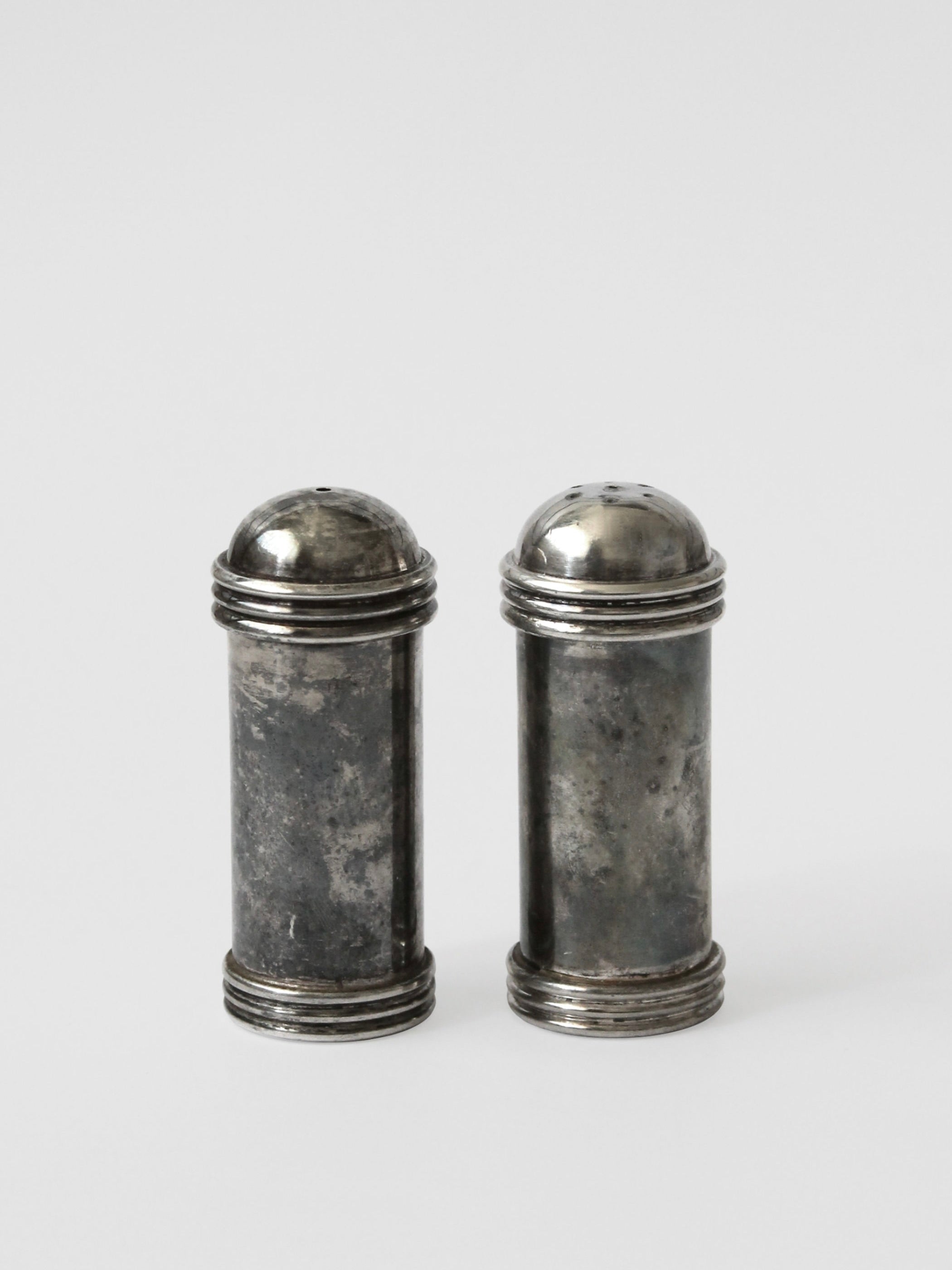 Silver Plated Salt And Pepper Shakers