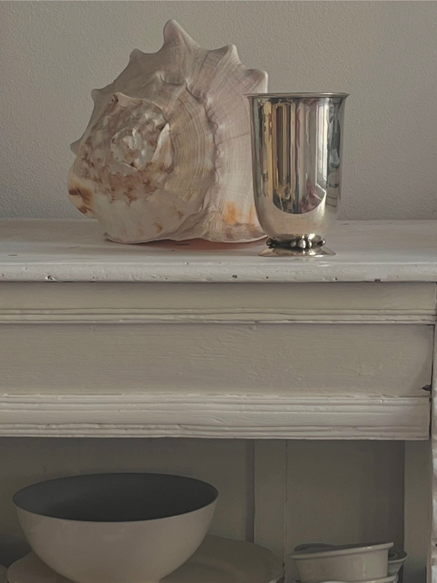 Art Deco Silver Vase 1940s