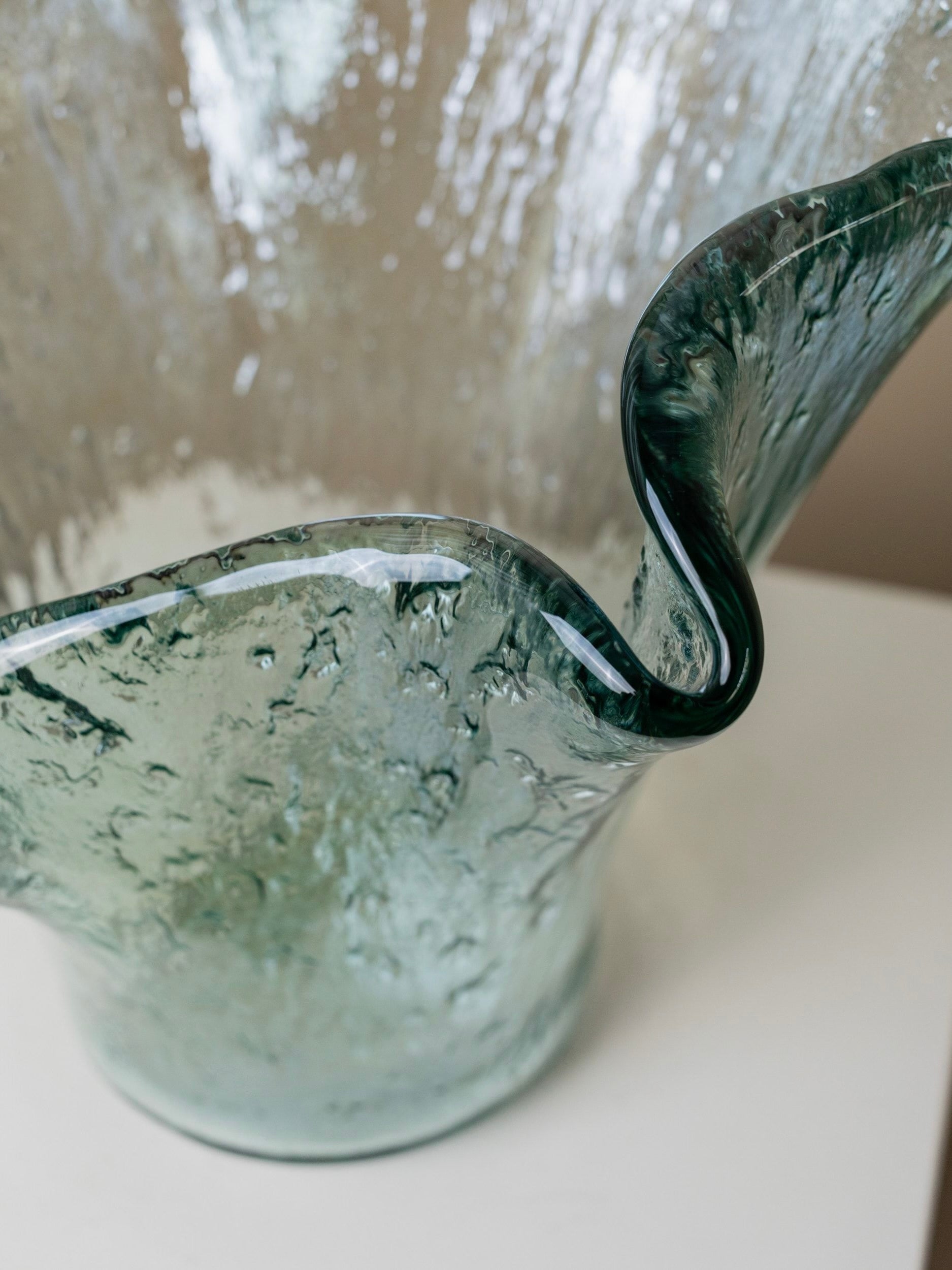 工芸品 FORNASA De MVRAN A L'INSEGNA DEL MORETO Vintage Fornasa De Murano l'Insegna Del Moreto White Inside