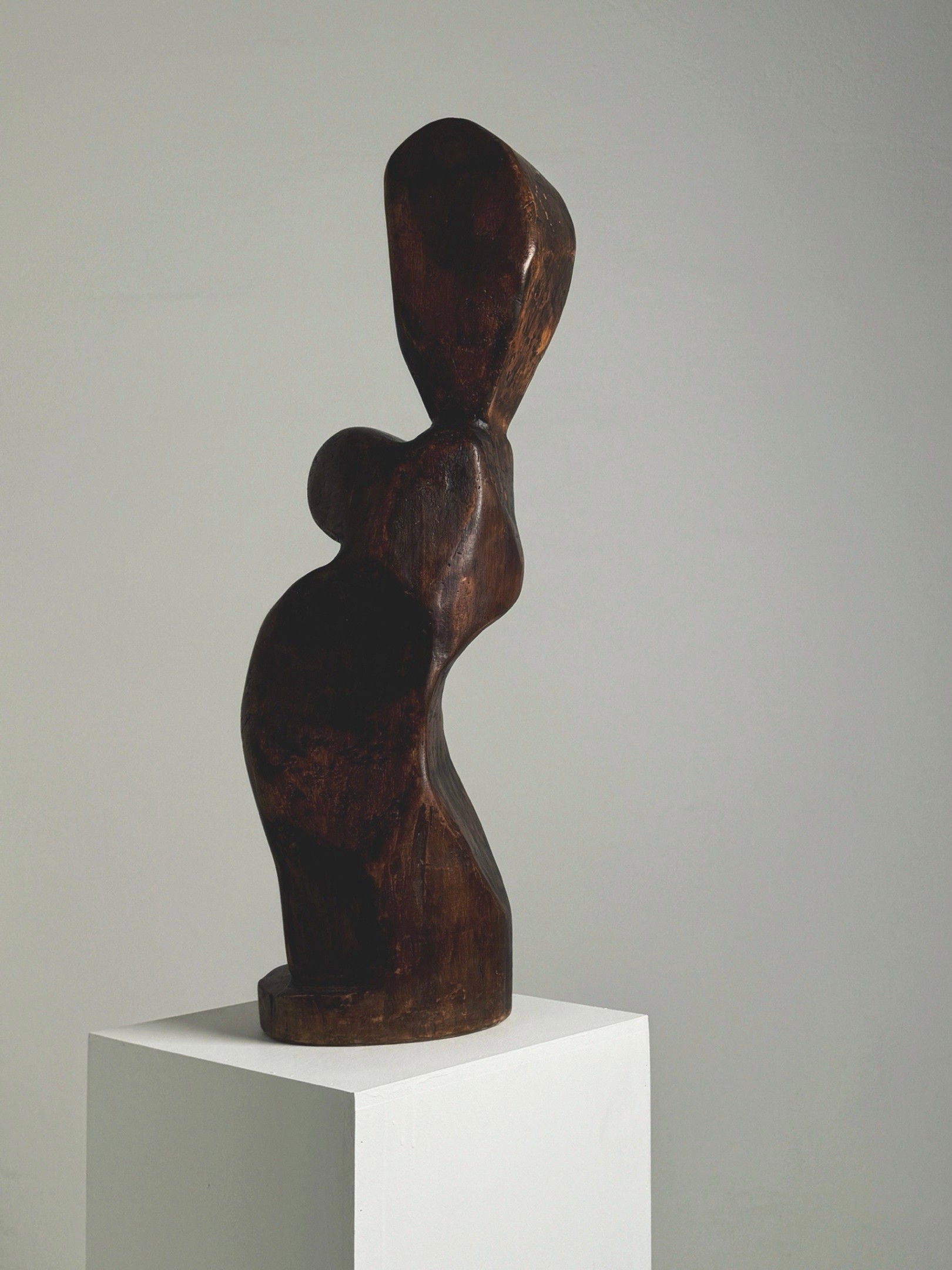 Large Anthropomorphic Wood Sculpture