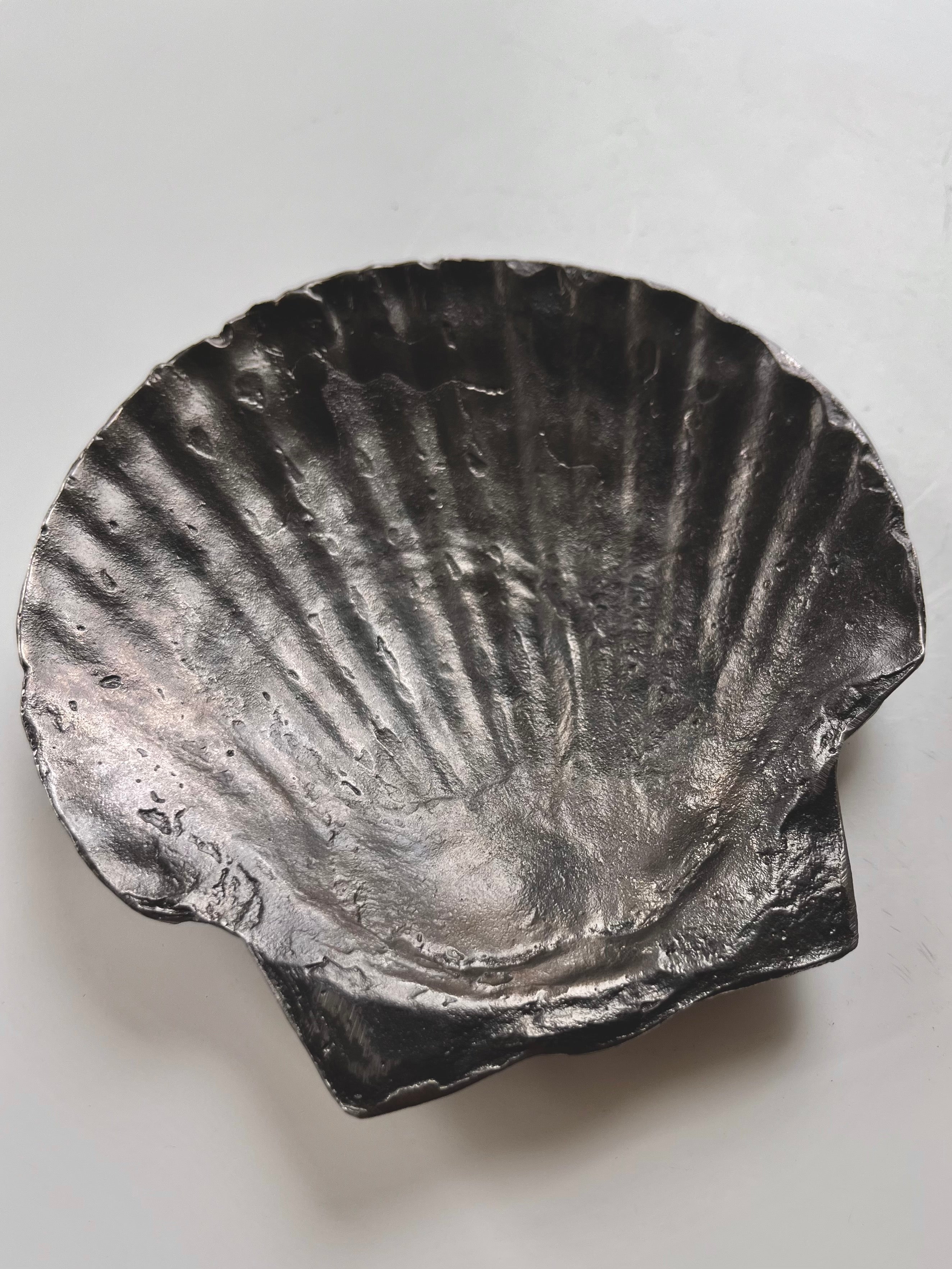 Hand Sculpted Clam Shell Plate