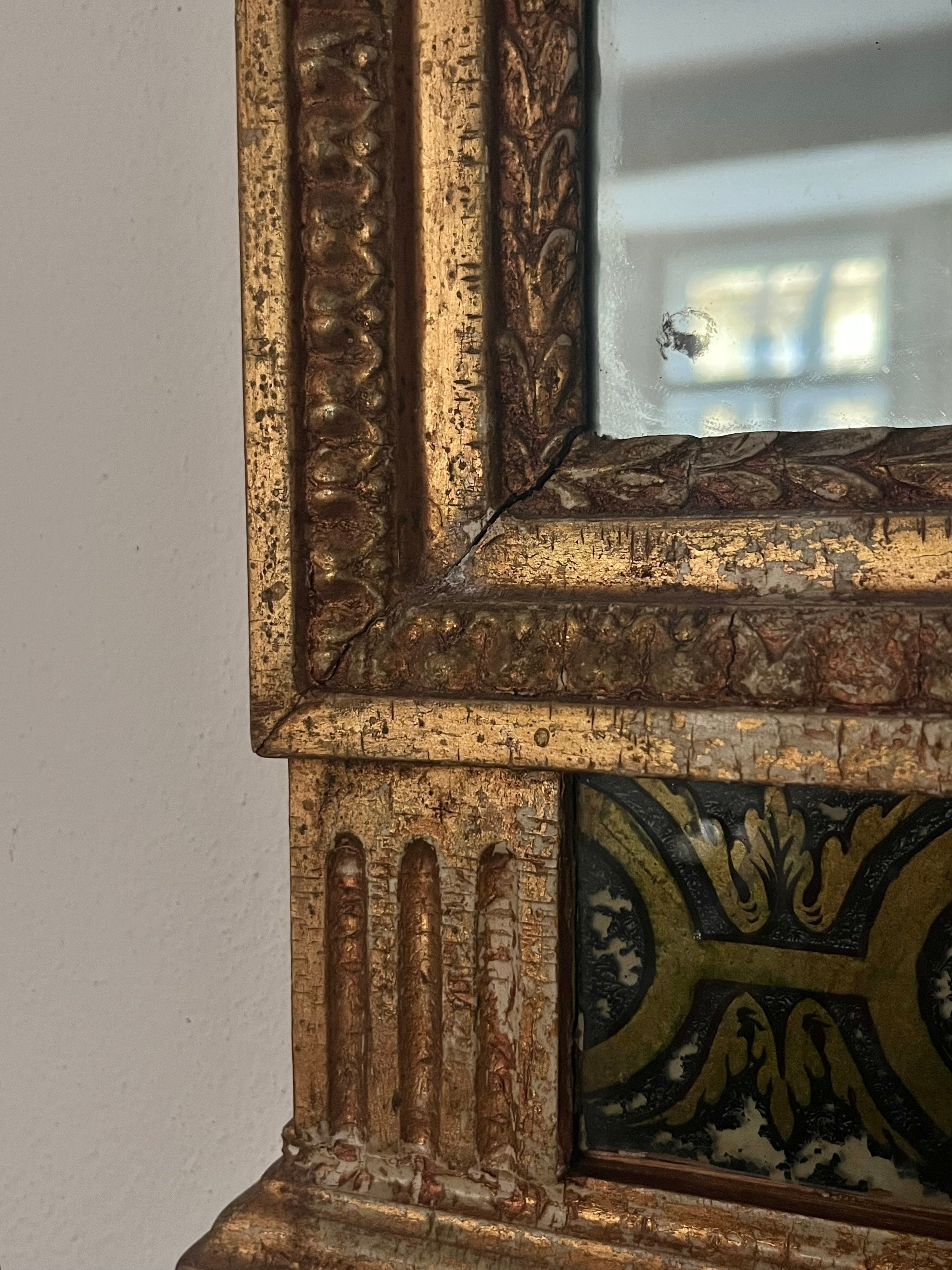 Antique Gilded Mirror