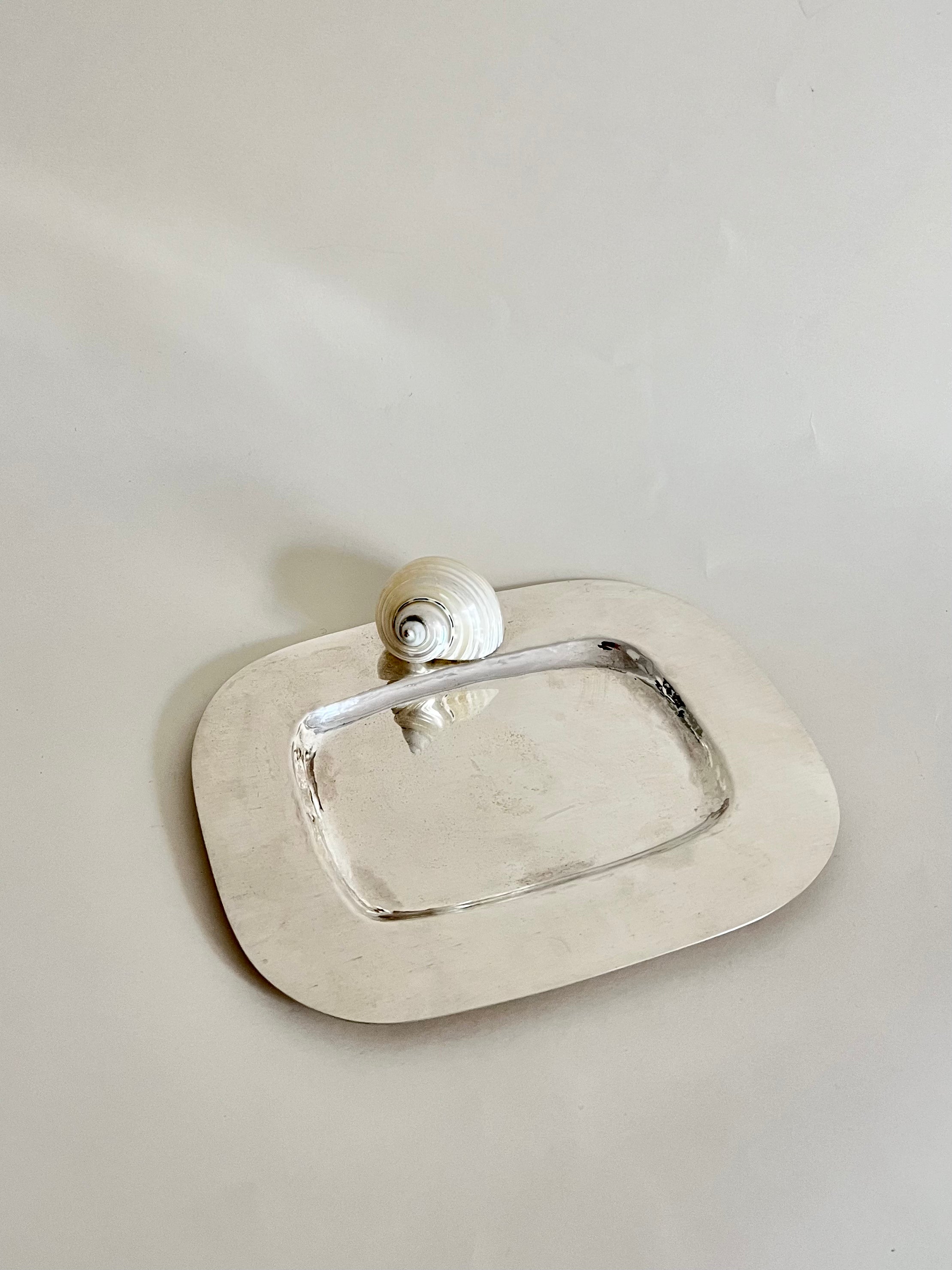 Butter Dish 925 Silver Plate