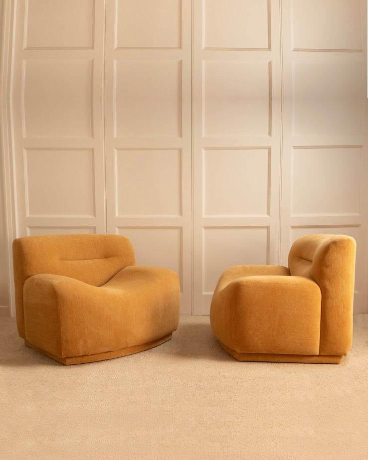 Wavy Armchairs - Italian 1970s