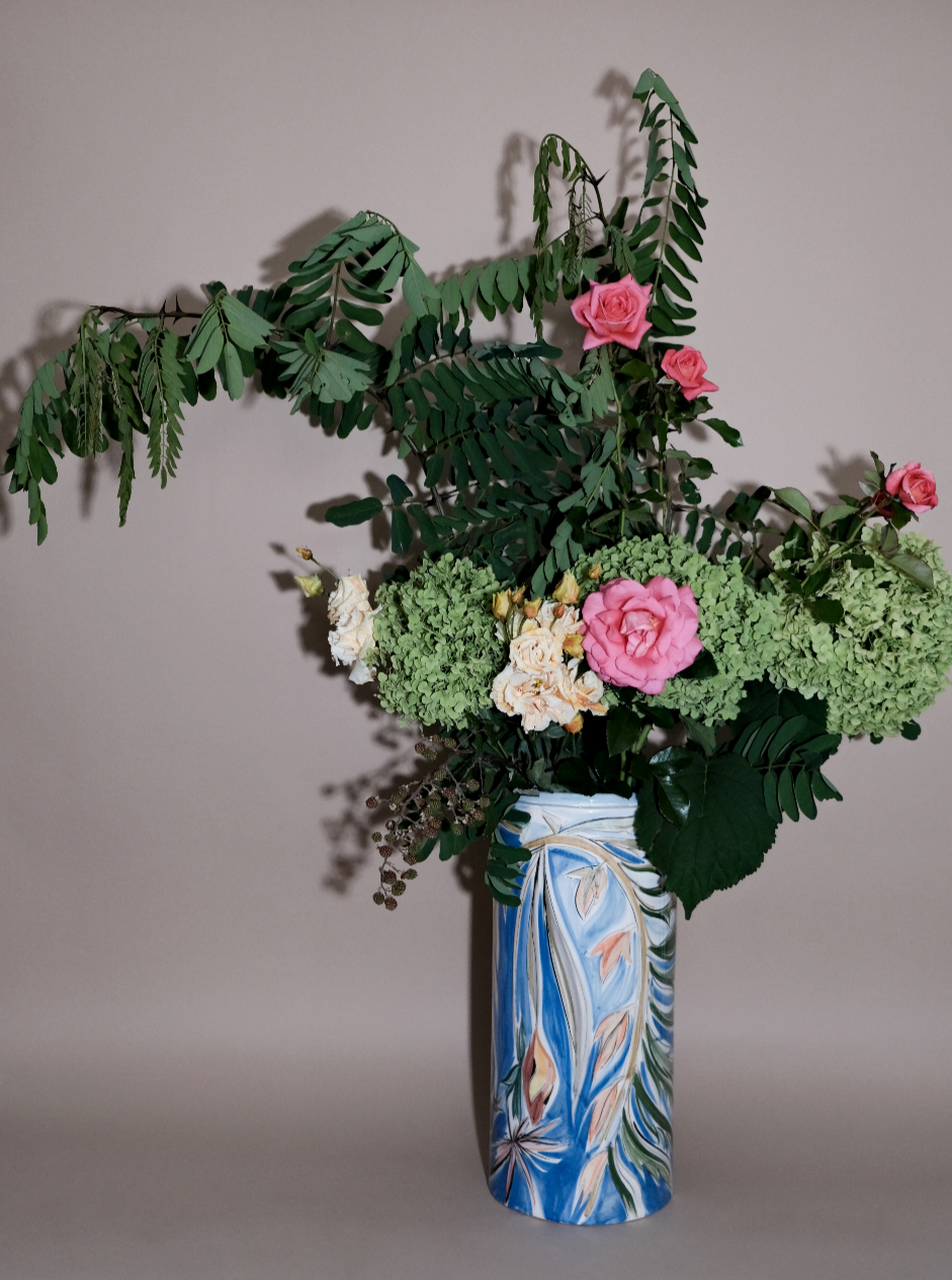 Vases Vase Ariane Bleu Barlet Soeurs