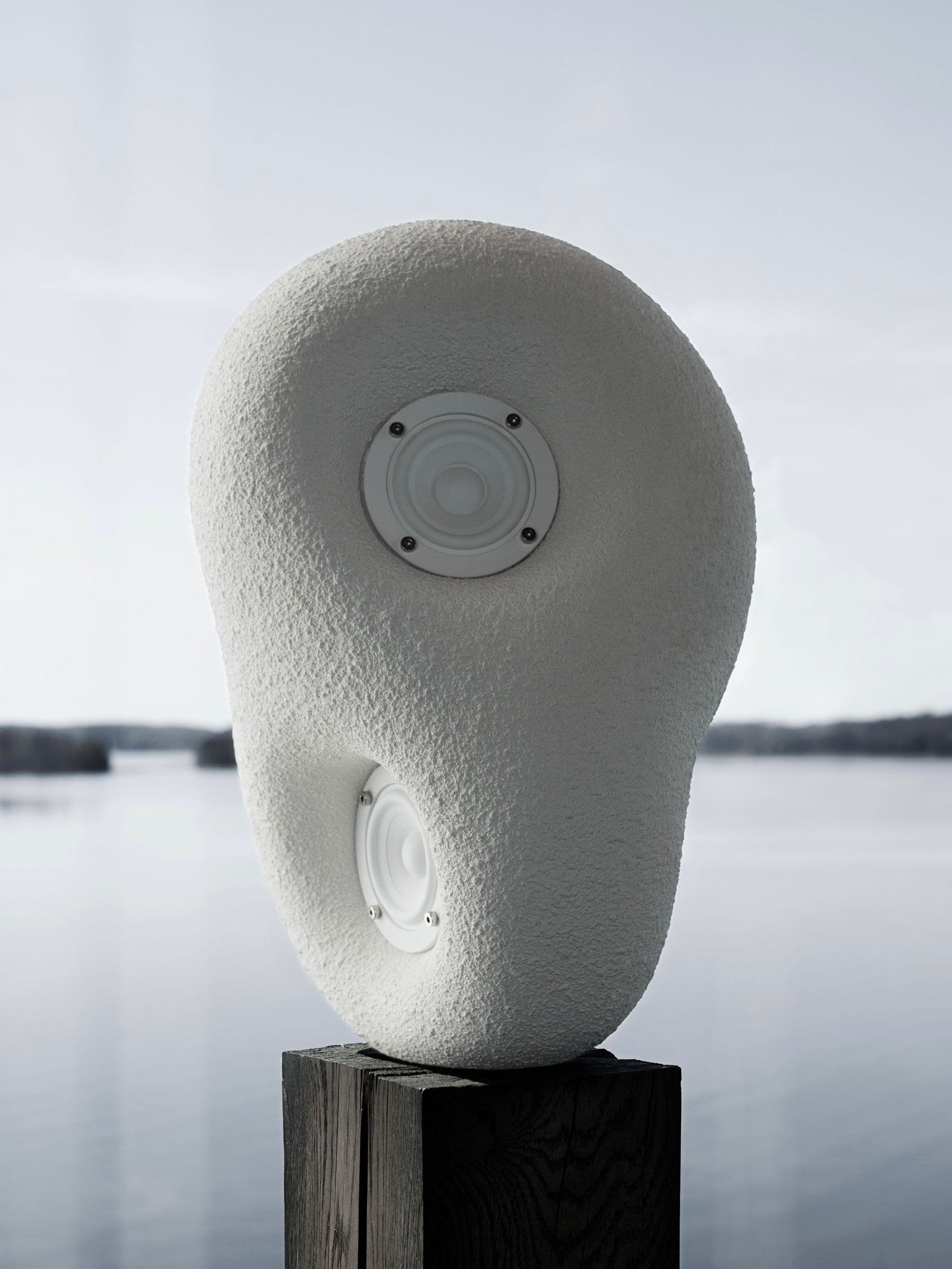 Sculpture Acoustique Blanche - Bluetooth