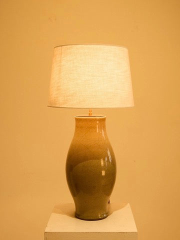 'Craquelure' Porcelain Lamp