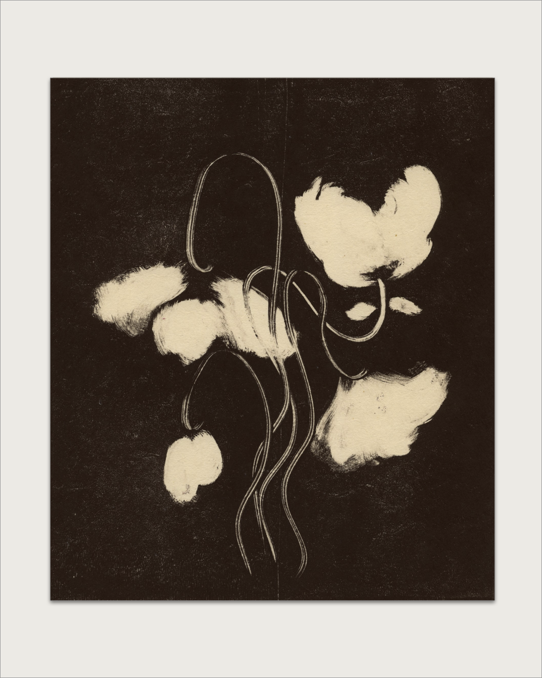 'Bloom II-IV' | monotype drawings by Heidi Hundseth Hart