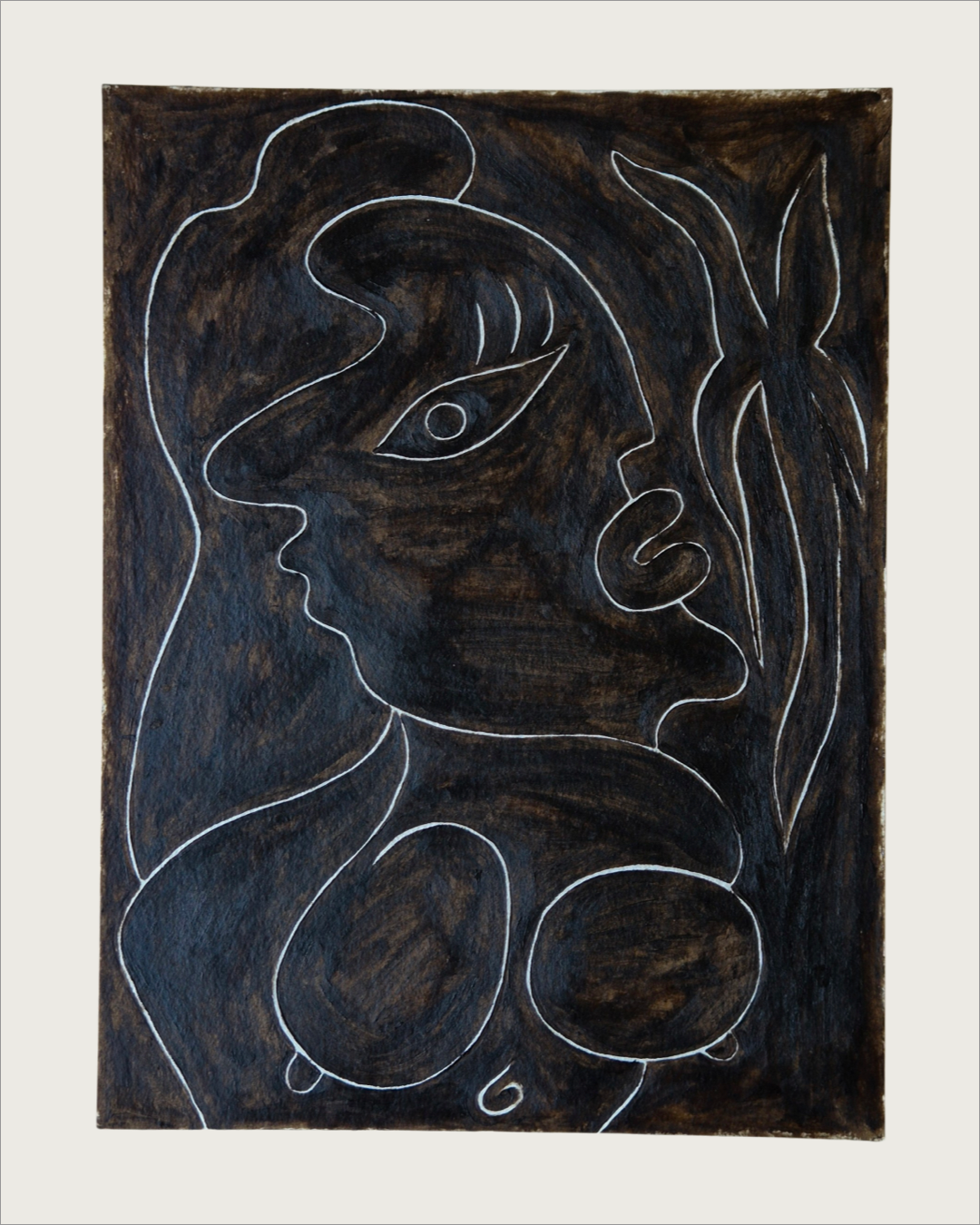 Je Pense, donc Je Suis no.3, Painting