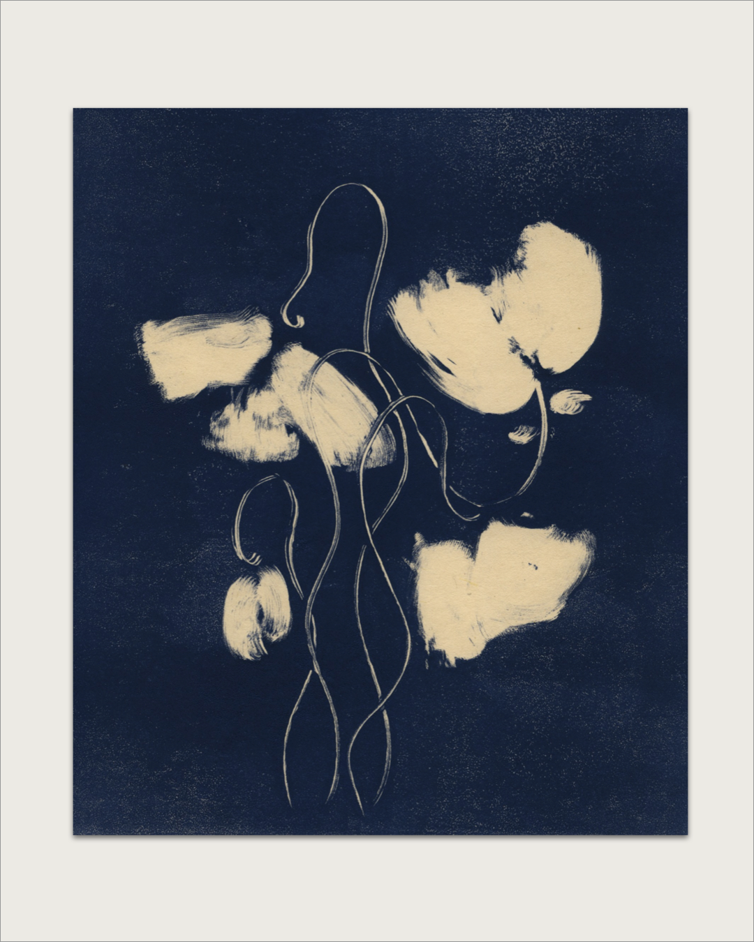 'Bloom II-IV' | monotype drawings by Heidi Hundseth Hart