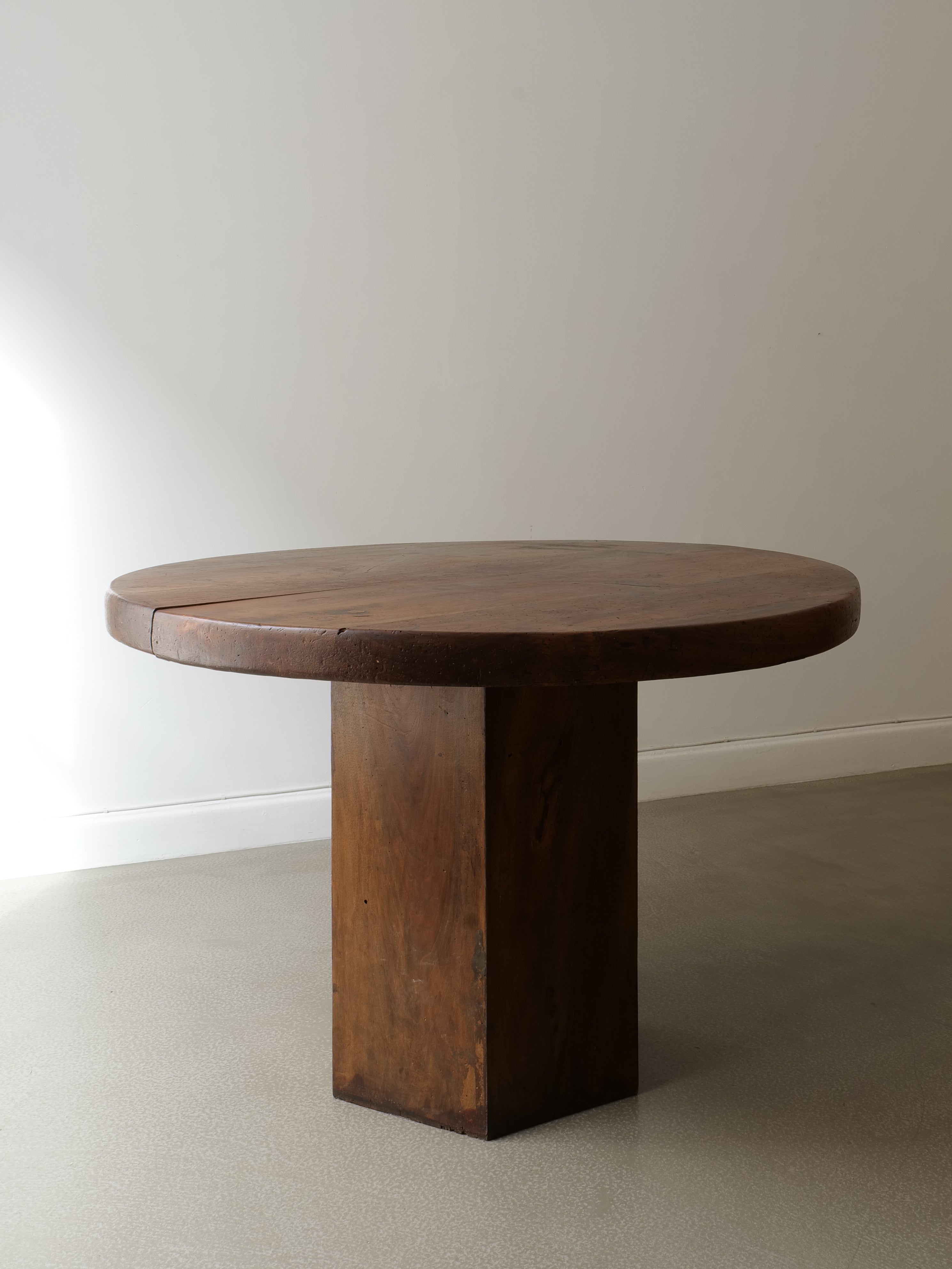 Midcentury Hexagonal Wood Dining Table