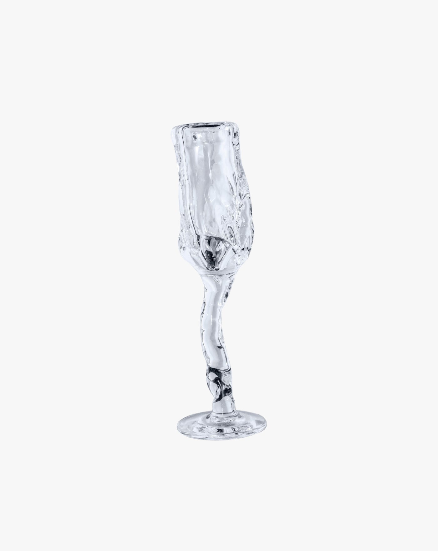 Champagne Coupe & Flute Flute - Transparent Szkło Studio