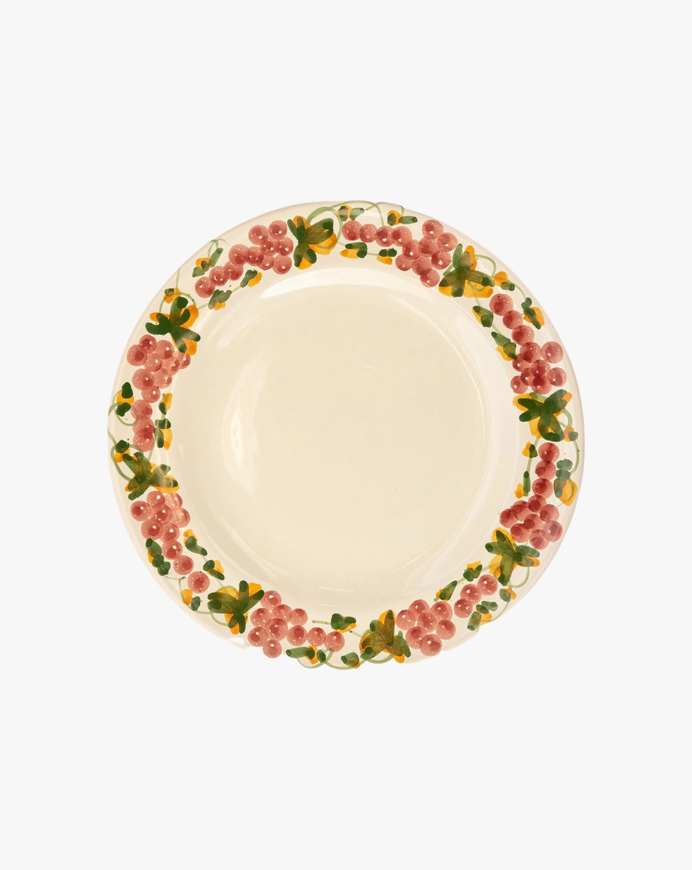 Plate Vine Dinner Plate Green and Pink Sharland England Limited