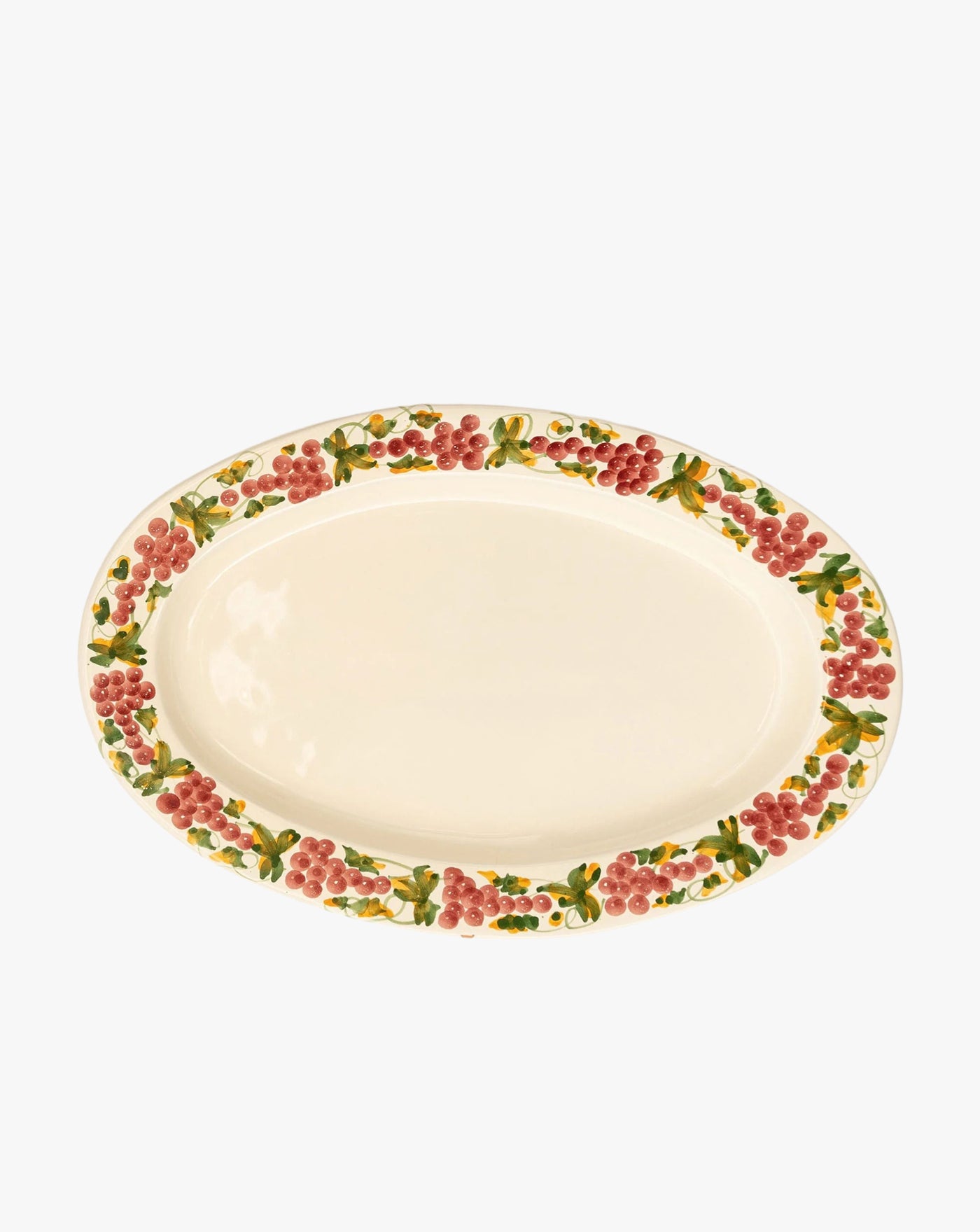 Plate Vine Serving Platter Green and Pink Sharland England Limited