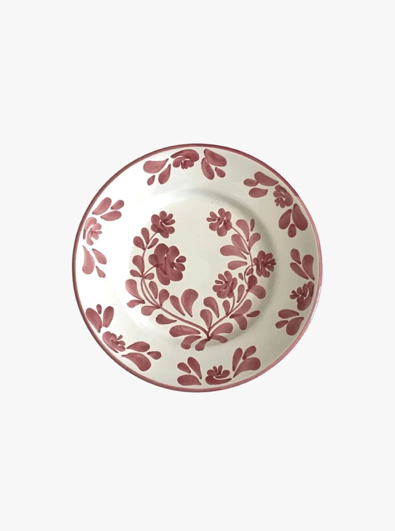 Italian Ceramic Plate, Maria Pattern