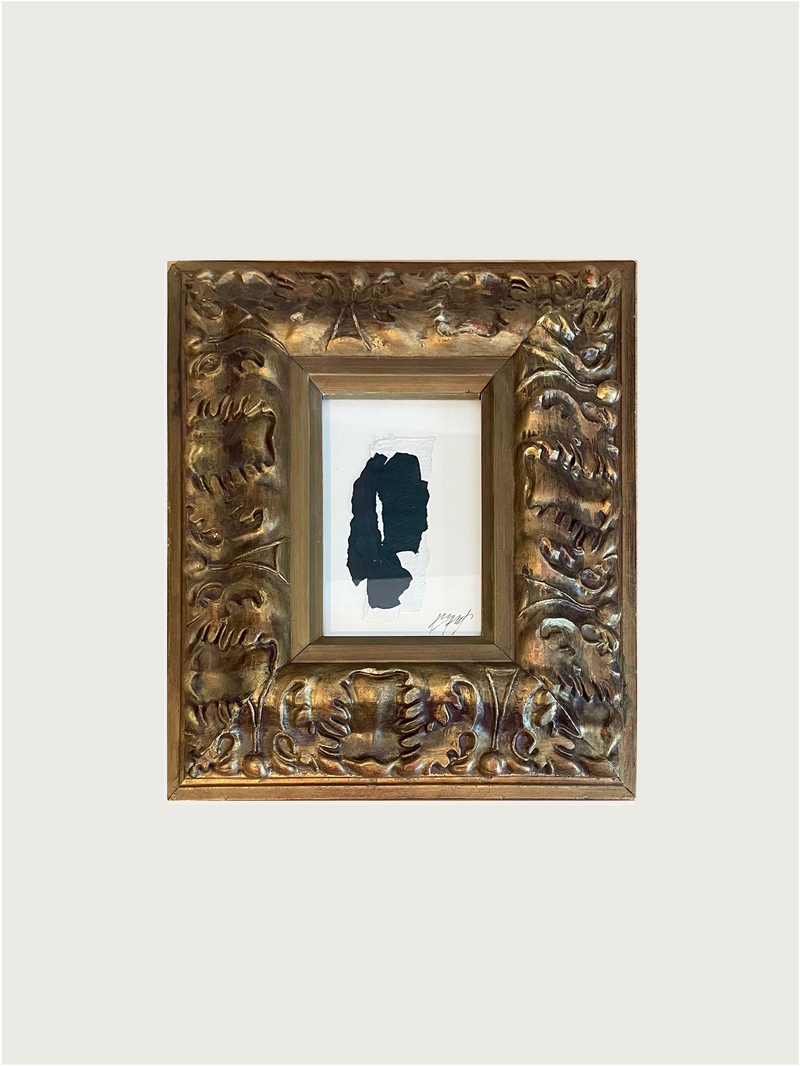 Memorias II' Painting by Paula Piquet | The Oblist — framed black silhouette artwork