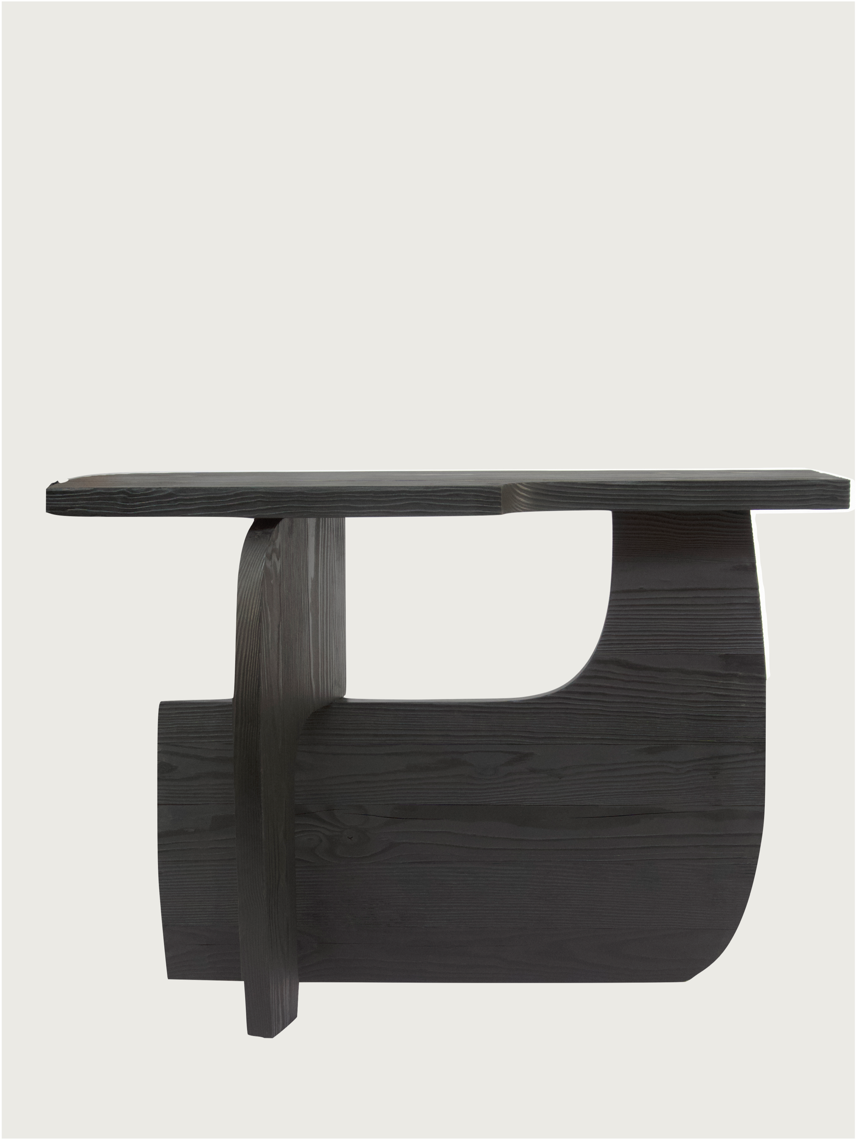 REEF V1 Console Table in Charred Wood