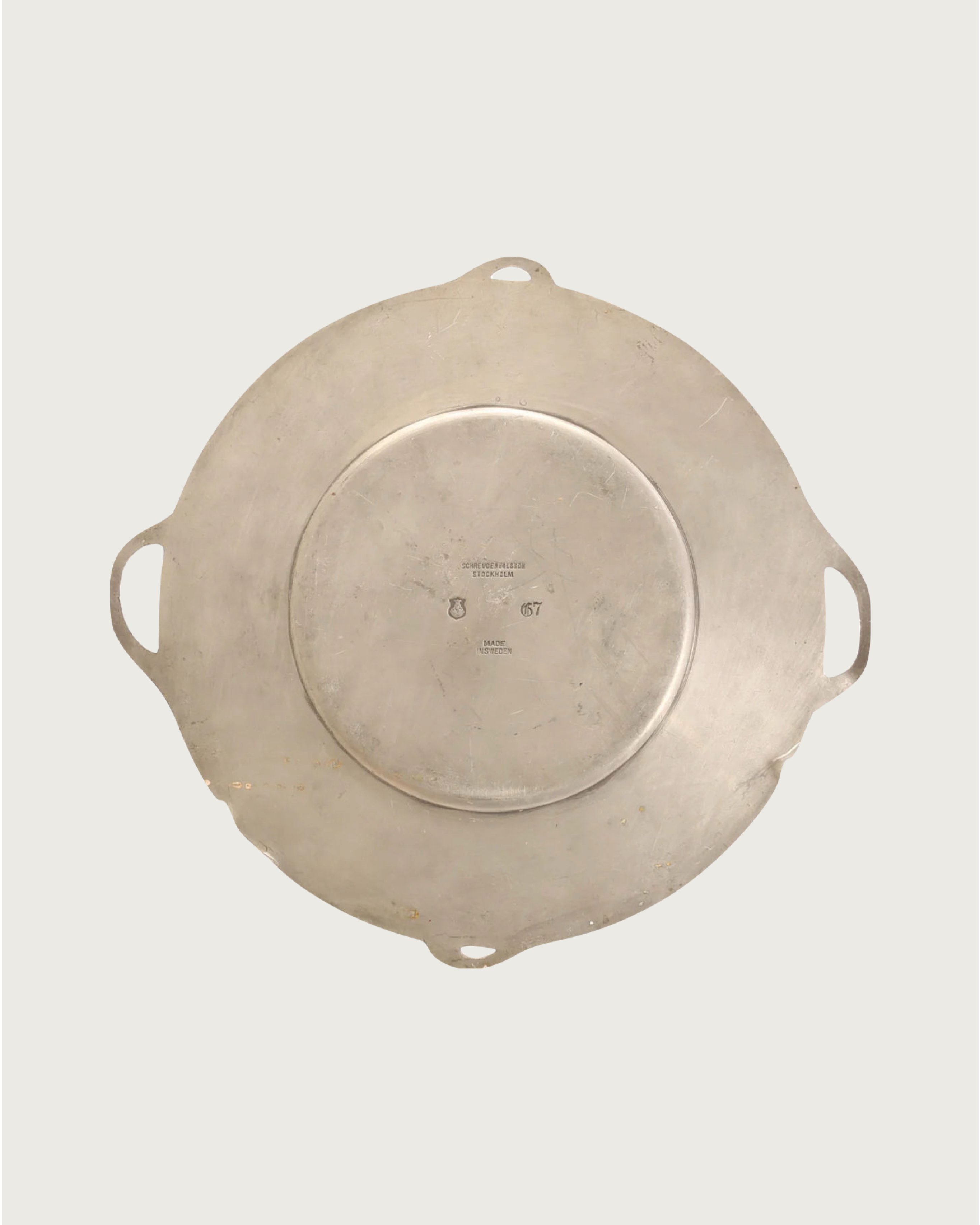 Schreuder & Olsson Pewter Plate
