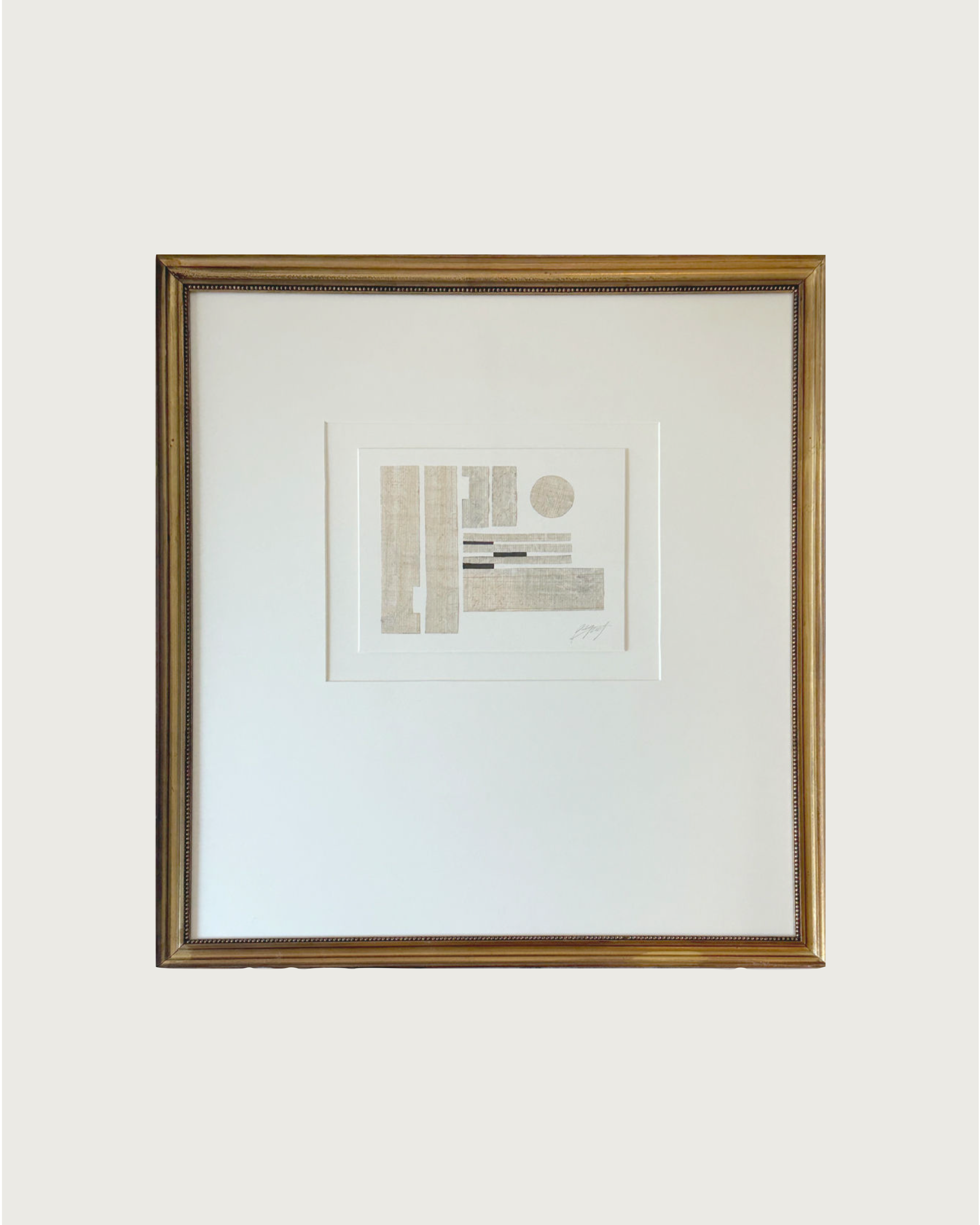 Collage en Médias Mixtes 'Nilo'