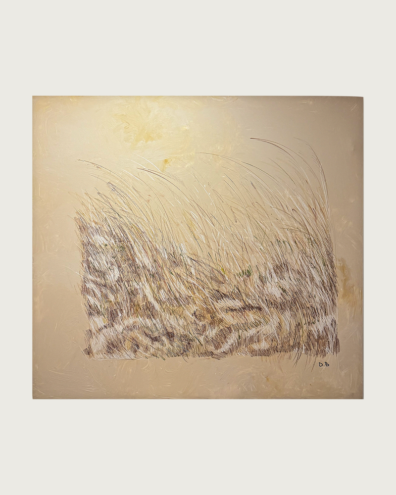 Framed nature by Dovile Bernotaite | The Oblist — earthy tones, textured canvas
