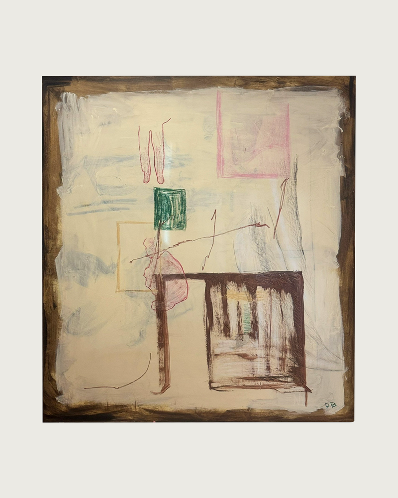 The room' Painting on Canvas by Dovile Bernotaite | The Oblist — modern abstract art