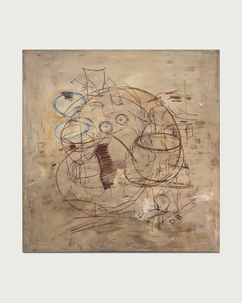 Untitled | Painting by Dovile Bernotaite | The Oblist — mixed media, abstract design