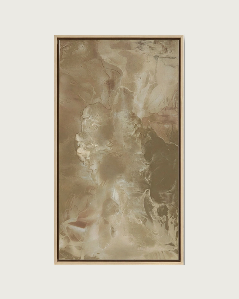 Soha' Painting by Jenna Bitar | The Oblist — abstract design, earthy tones