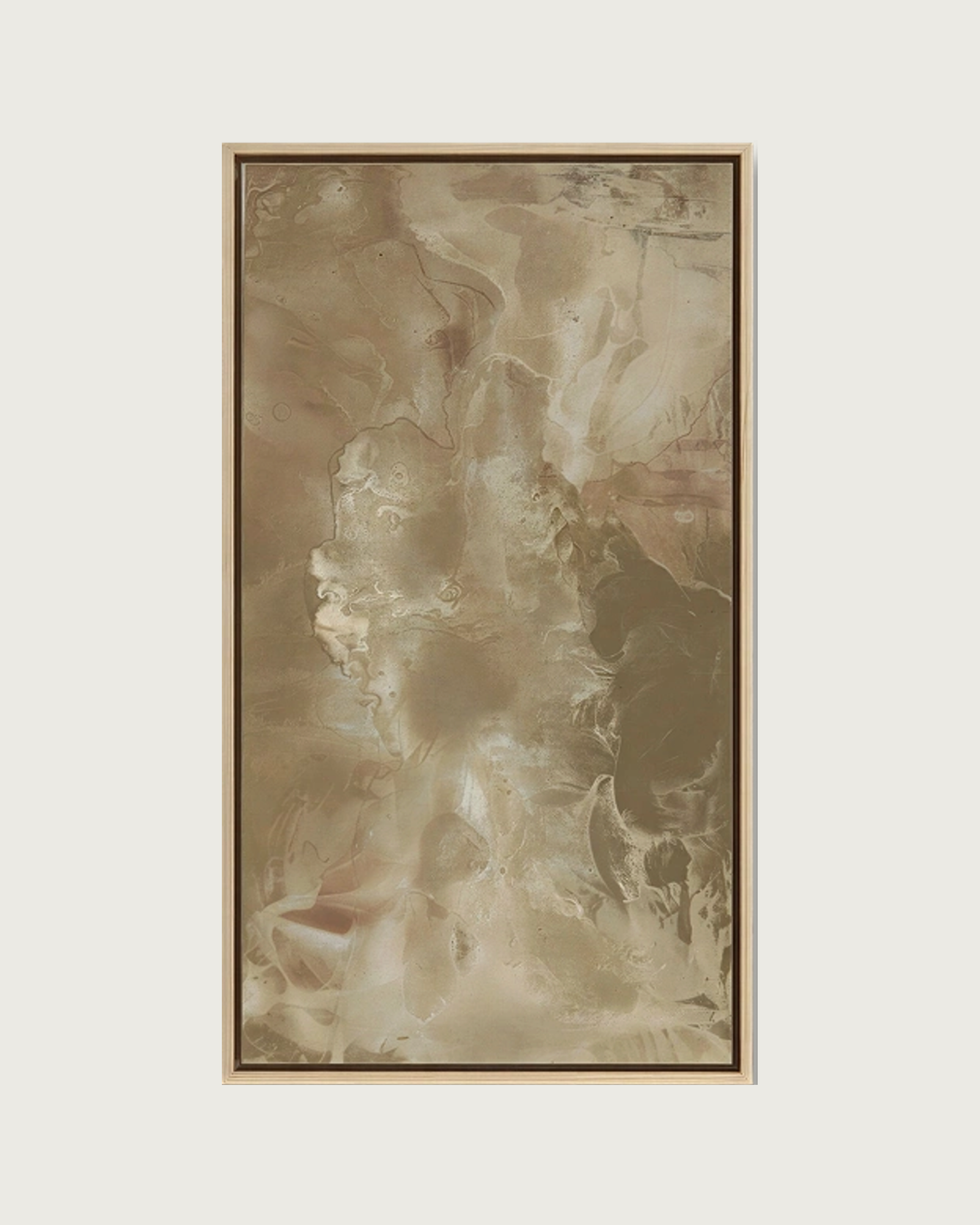 Soha' Painting by Jenna Bitar | The Oblist — abstract design, earthy tones