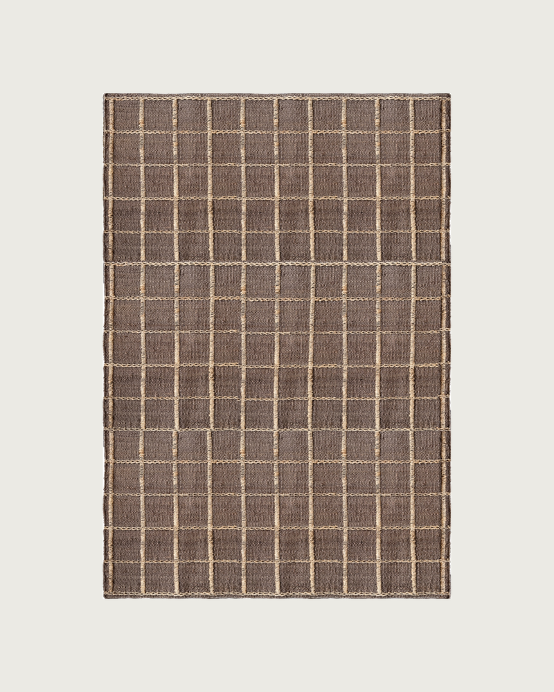 'Strata' Braided Jute Rug, Brown