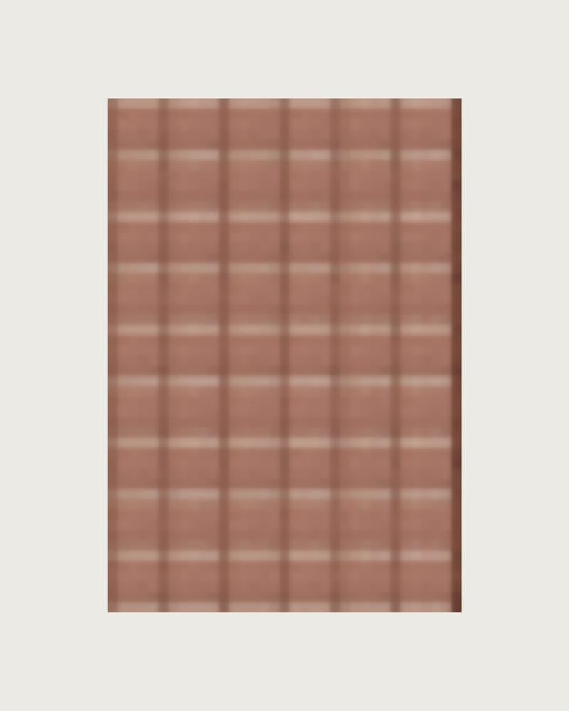 'Lilly' Handwoven Rug in New Zealand Wool, Rust