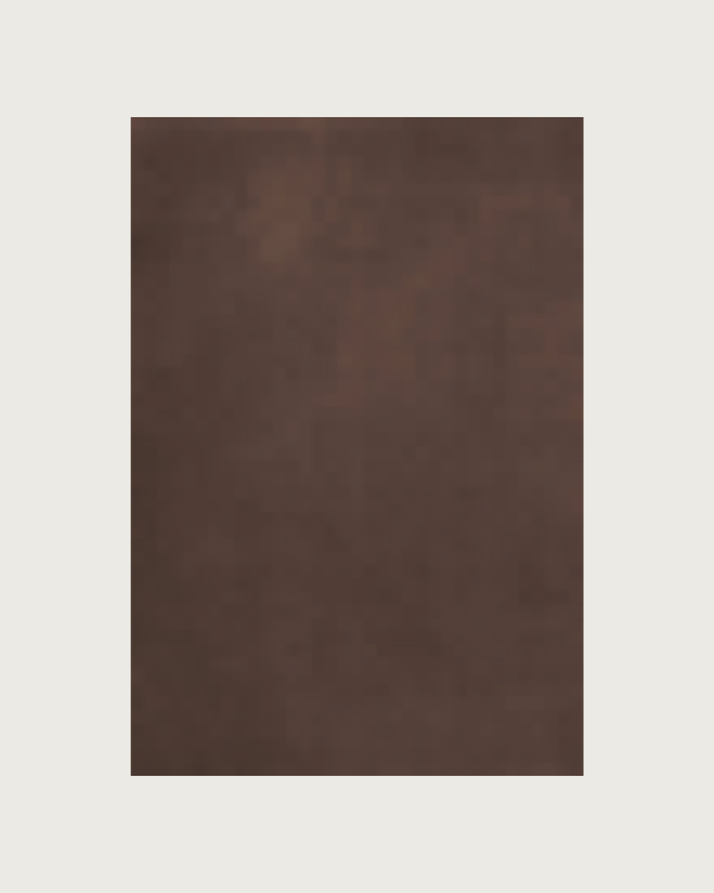 'Solid Wool' Handwoven Rug, Chicory Coffee