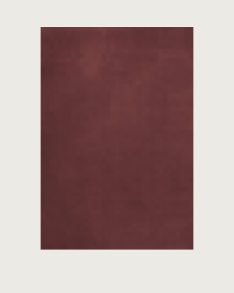 'Solid Wool' Handwoven Rug, Ruby Red