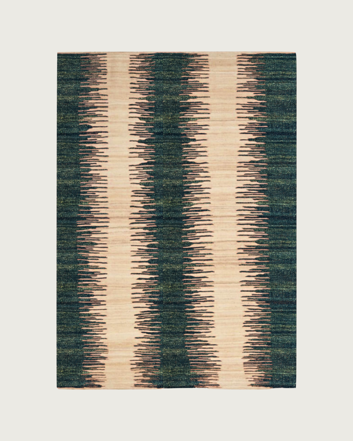 Anar Green Kilim - Handwoven Rug