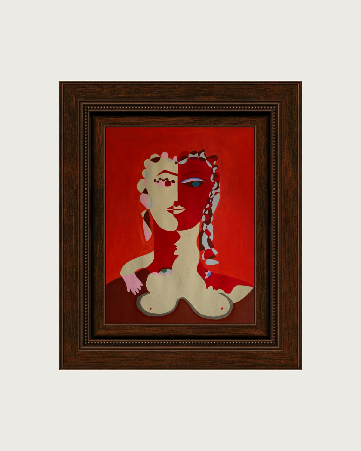 REGARDE-MOI - LE ROUGE, Painting