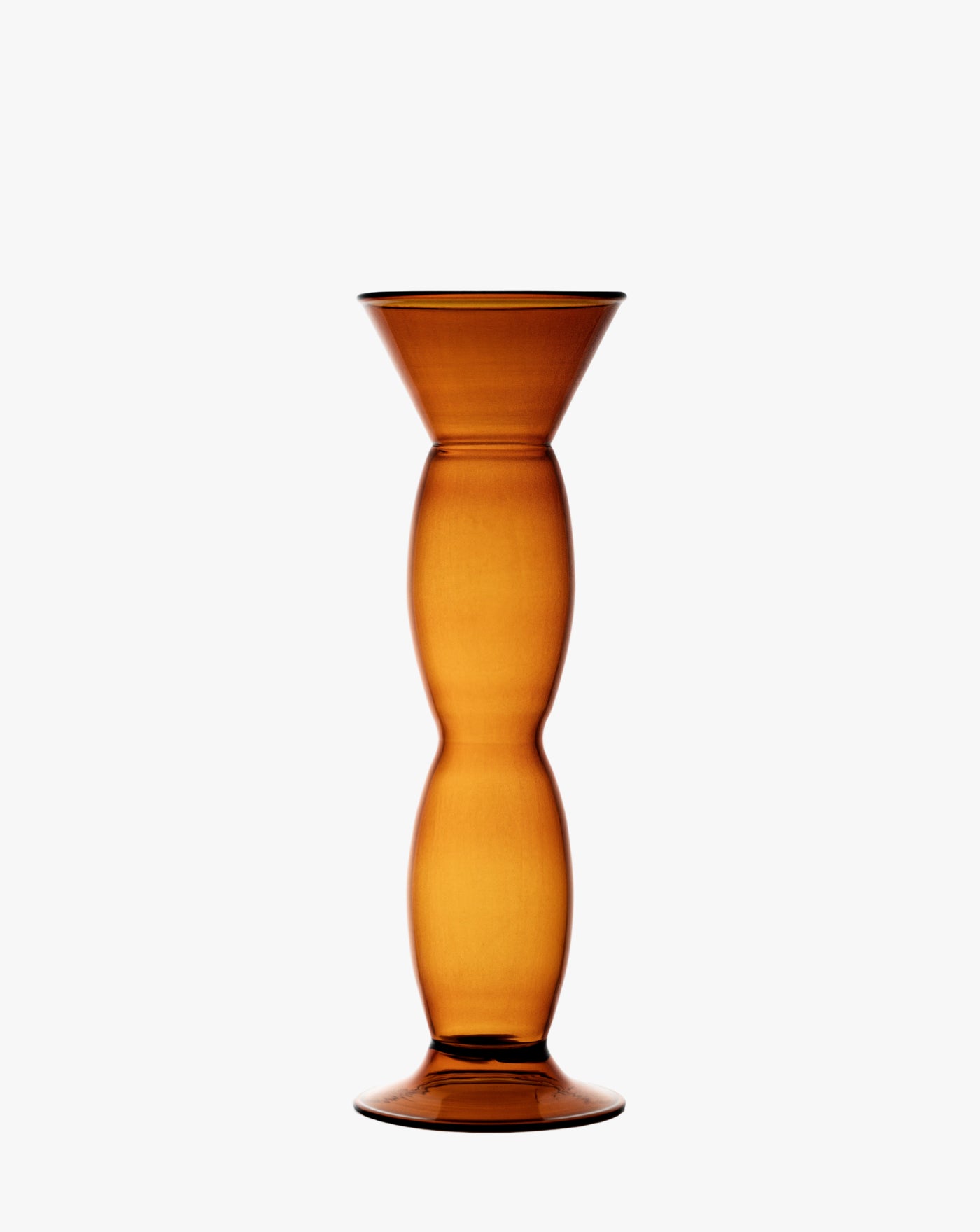 Vases LA MAJA — amber glass vase Agustina Bottoni