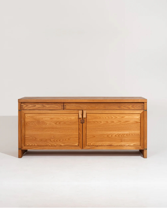 Pierre Chapo R08 Sideboard in Solid Elm Wood, France 1960s