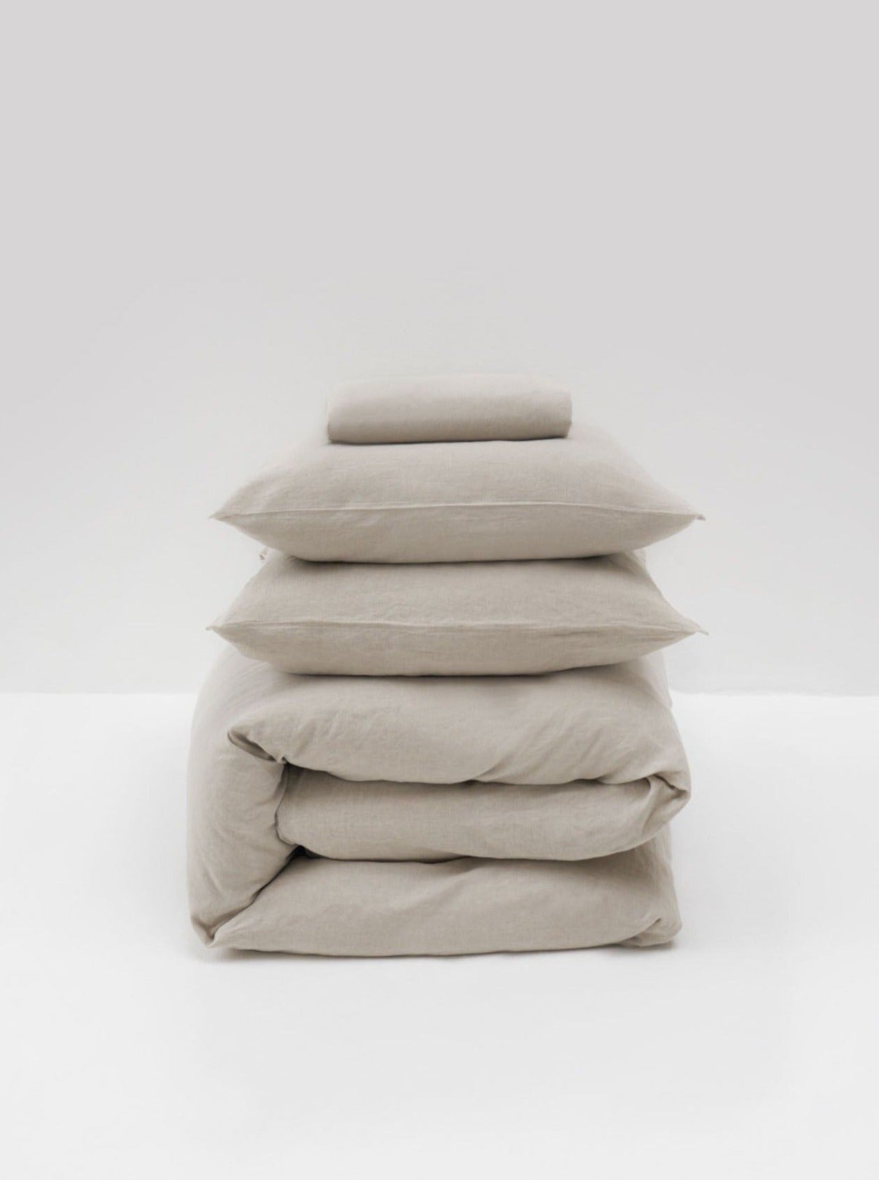 bedding Washed Linen Bed Set In Natural MOST