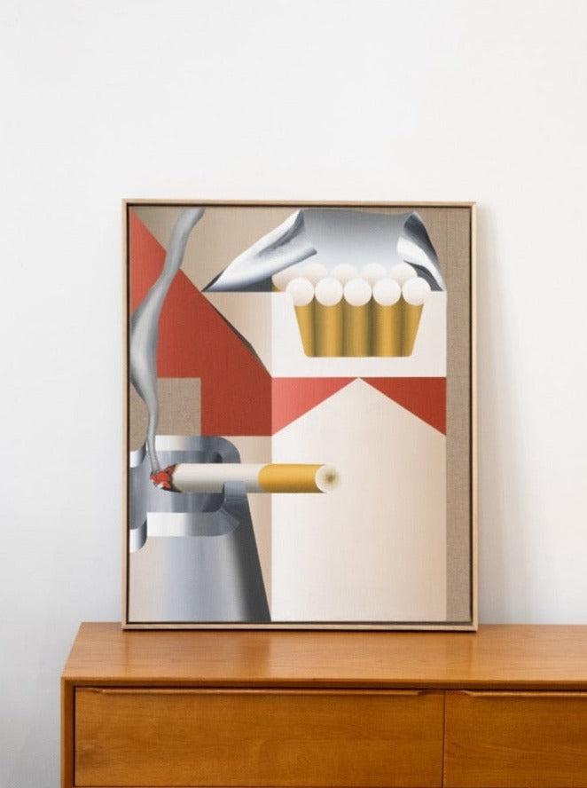 Le Paquet de Cigarettes - Acrylic on canvas