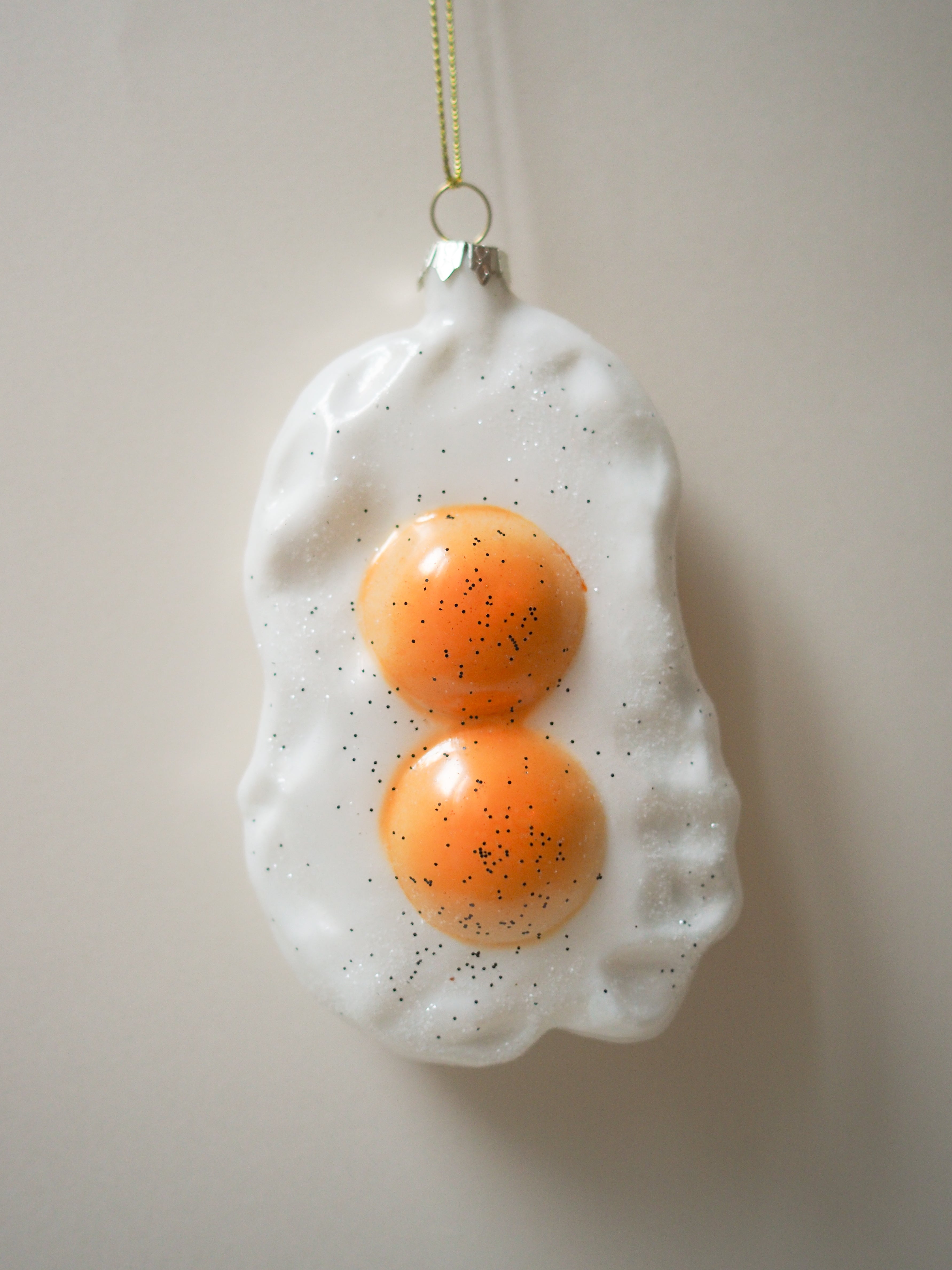 Fried Egg Holiday Ornament